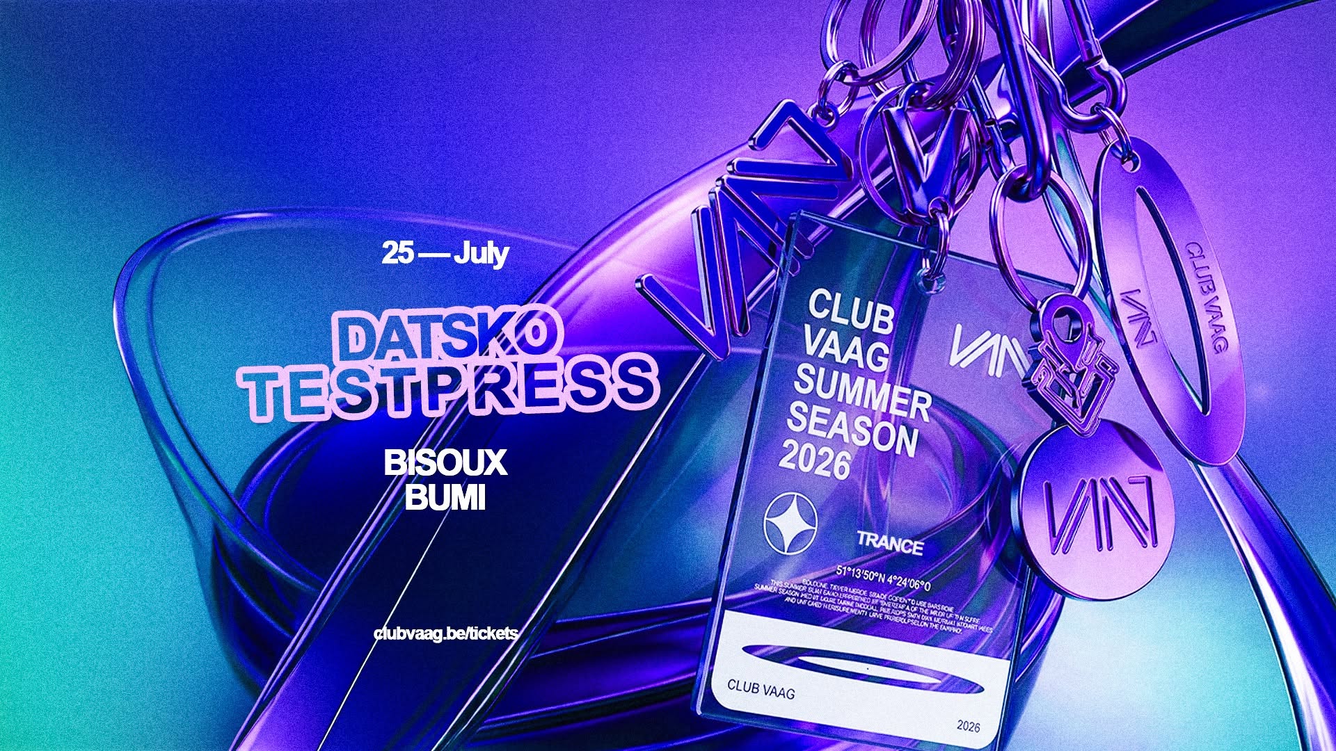 Club Vaag invites DATSKO & T E S T P R E S S
