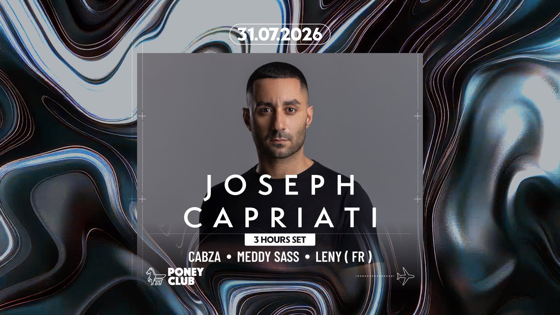 JOSEPH CAPRIATI 3HRS SET x PONEY CLUB 2026