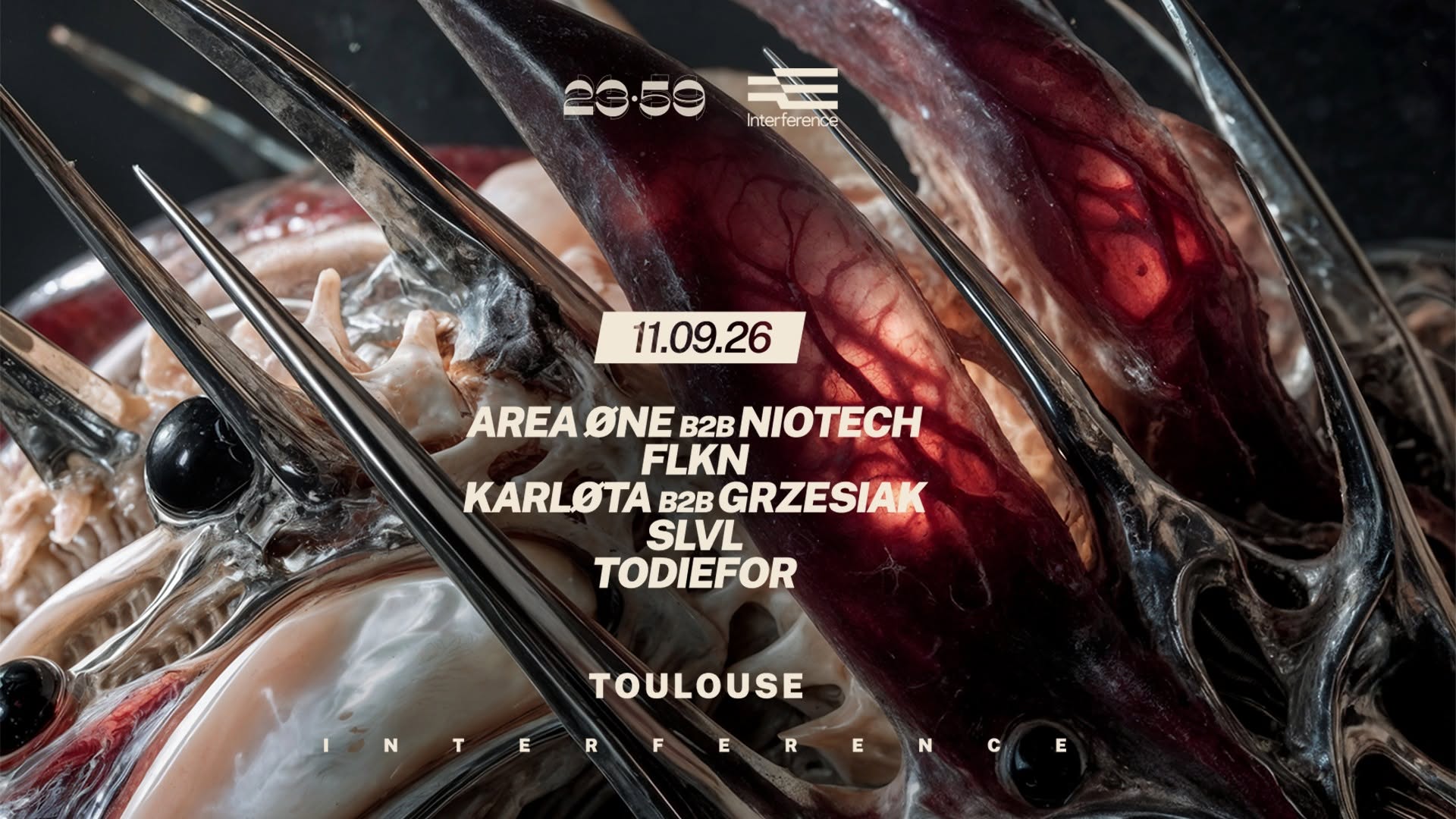 23:59 - SLVL, TODIEFOR, FLKN, AREA ØNE B2B NIOTECH, KARLØTA B2B GRZESIAK