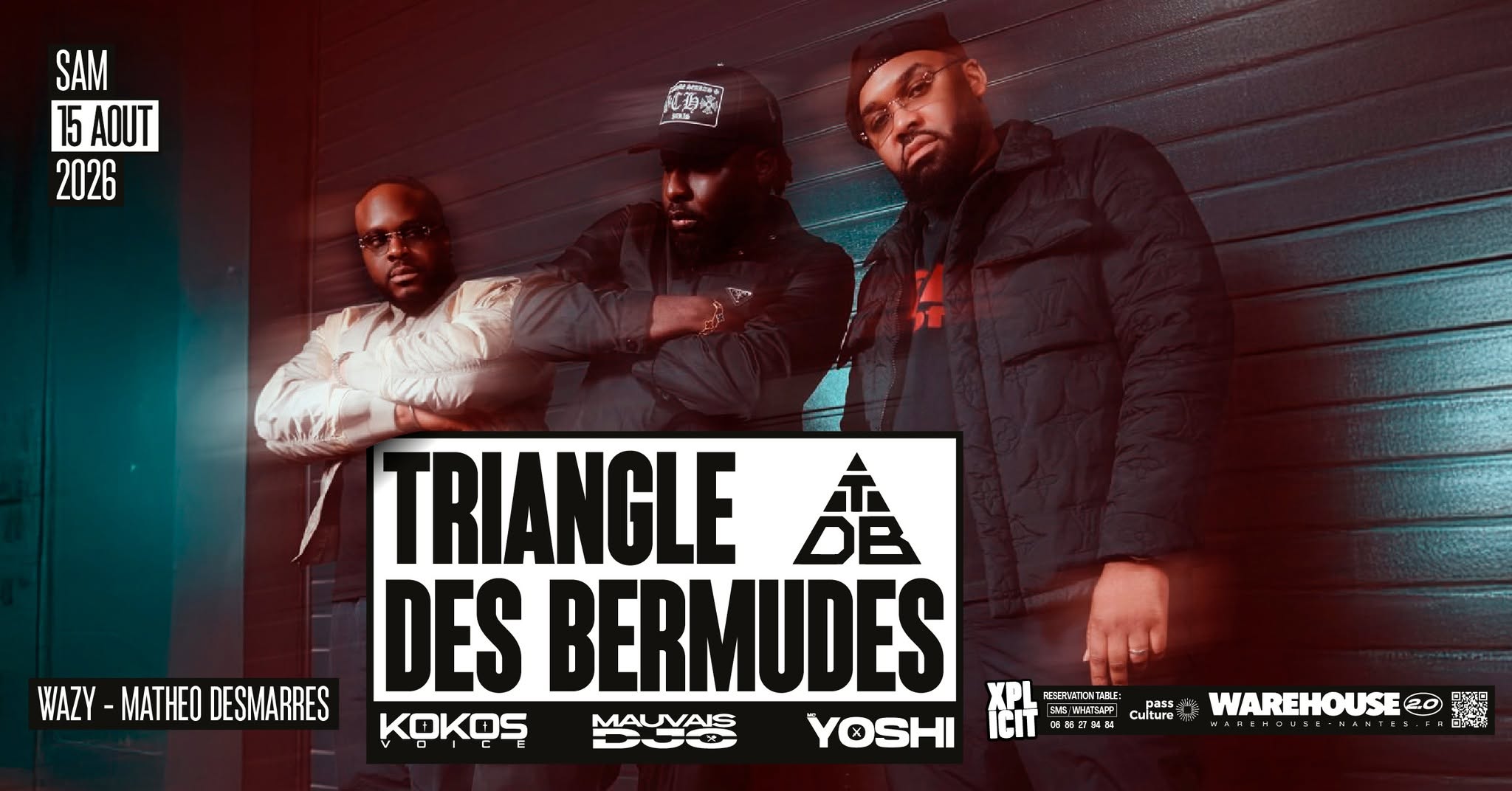 XPLICIT invite TRIANGLE DES BERMUDES en showcase exclusif à Nantes