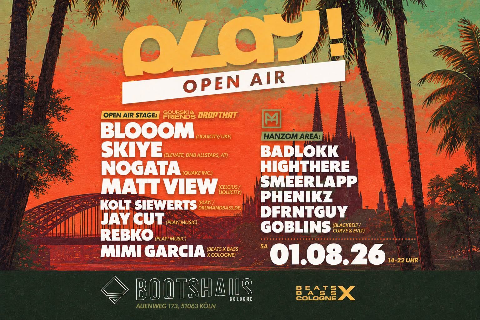 PLAY! Open Air – Bootshaus Köln