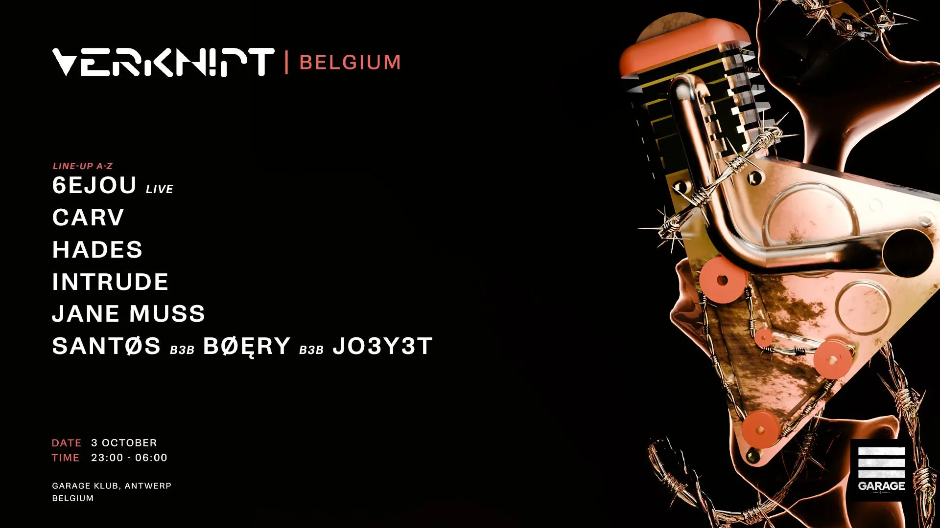 Verknipt Belgium - Antwerp - 3 October