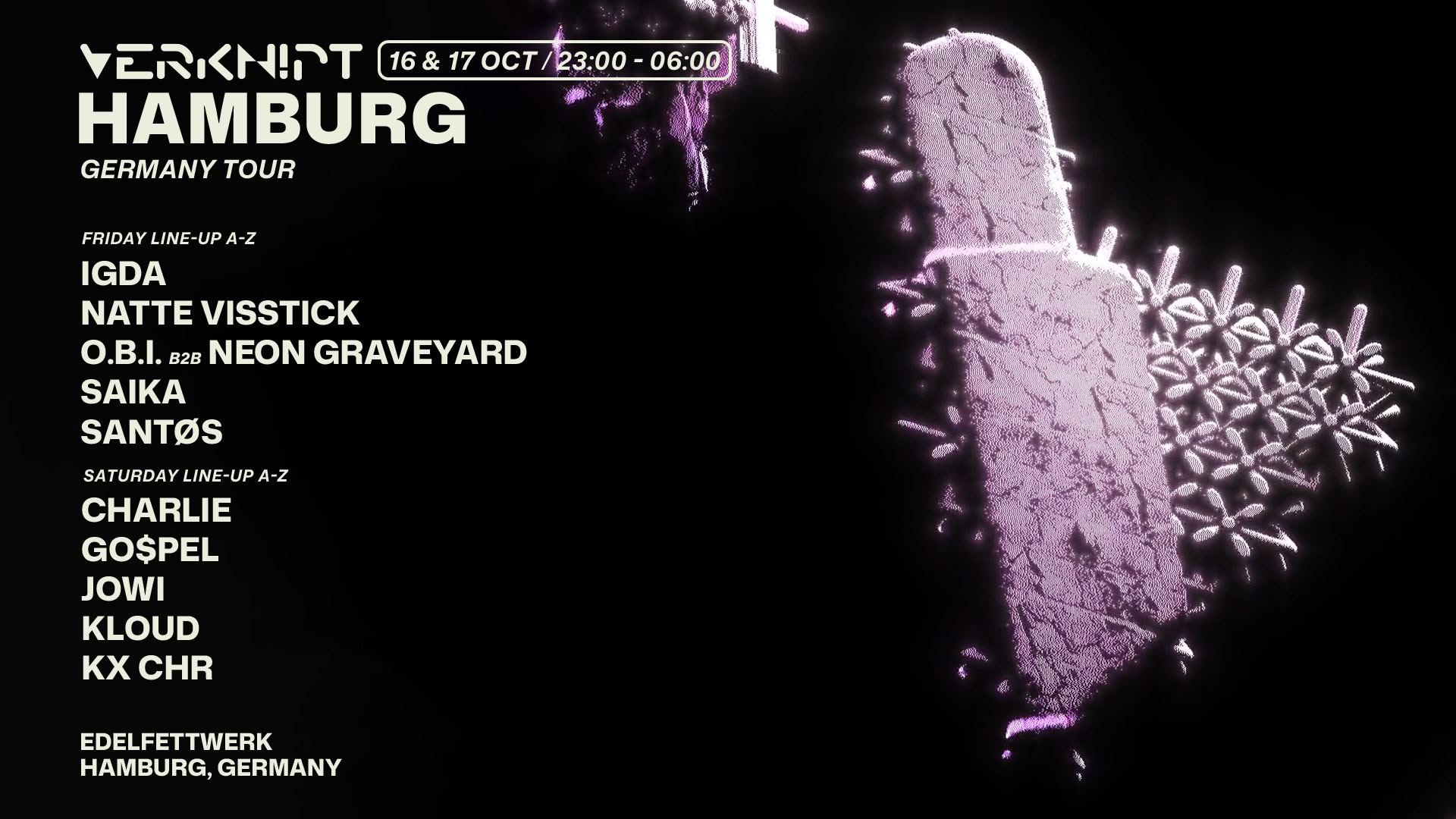 Verknipt Germany Tour - Hamburg - 16 & 17 October