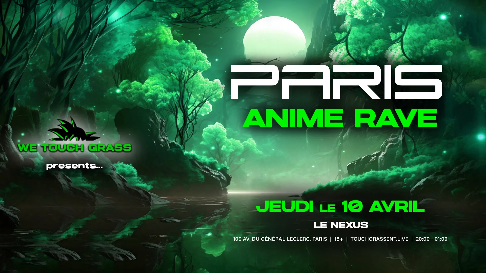 #WeTouchGrass presents: PARIS Anime Rave