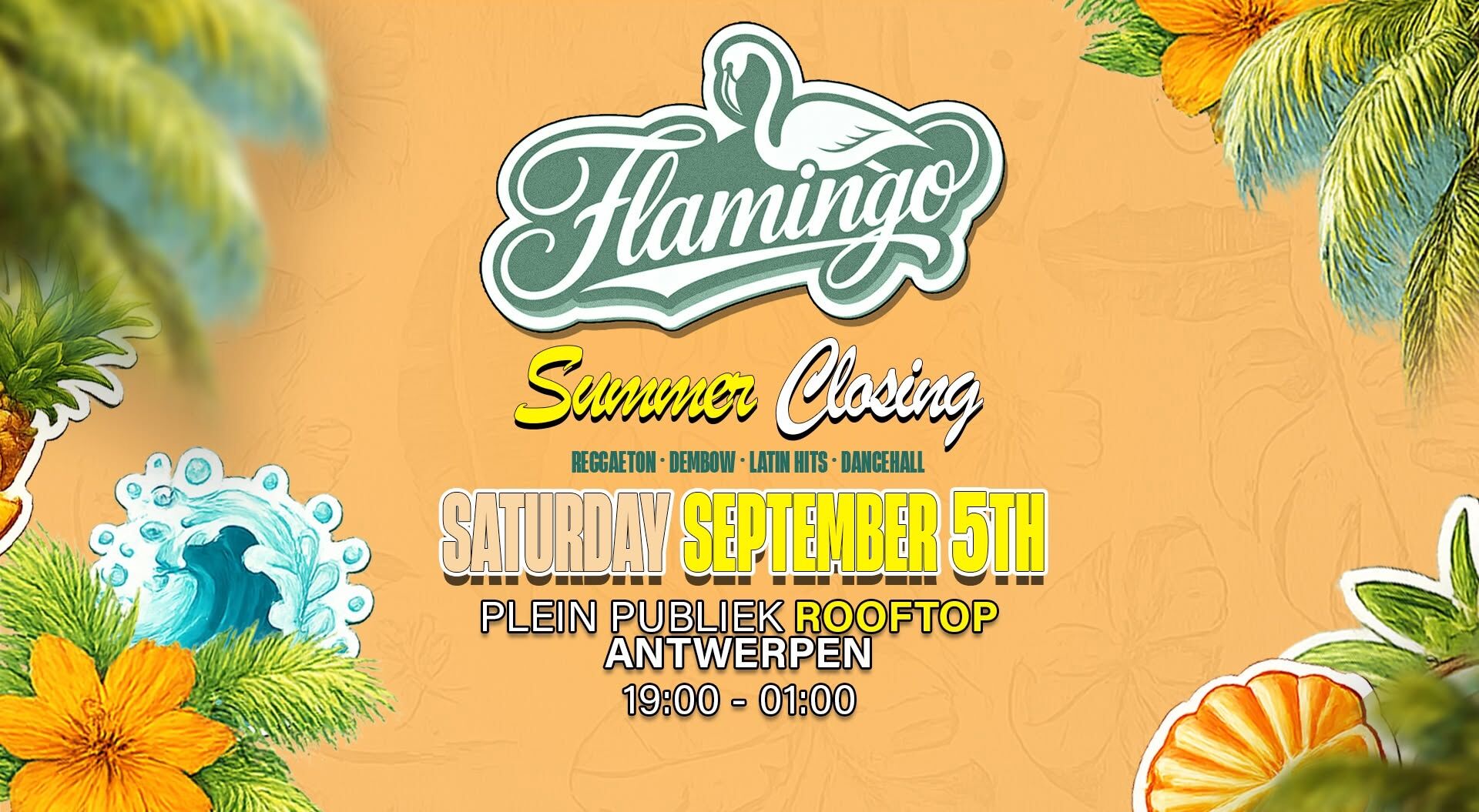 FLAMINGO Rooftop - Summer Closing | Antwerpen