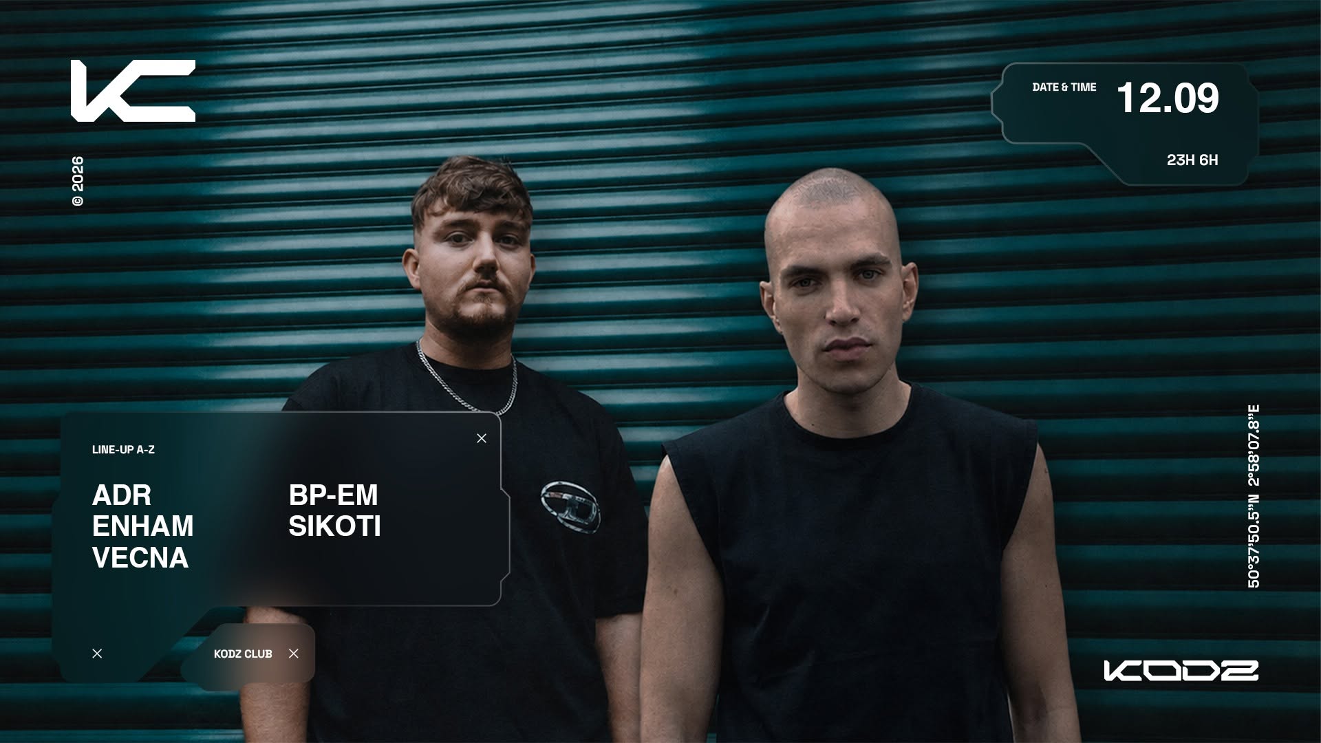 KODZ PRESENTS : ENHAM, SIKOTI, BP-EM, VECNA, ADR