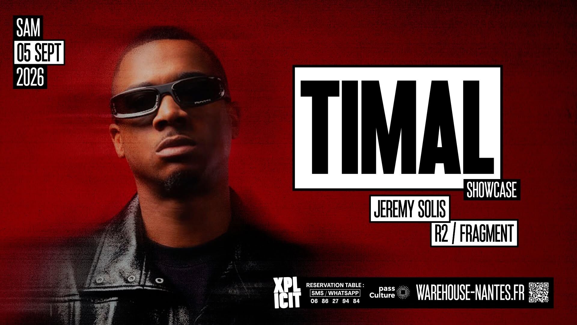 XPLICIT invite TIMAL en showcase exclusif à Nantes !