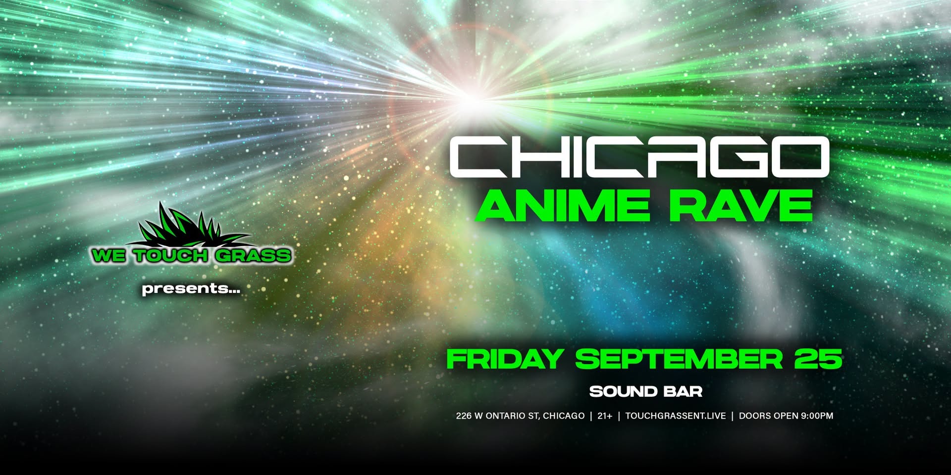 #WeTouchGrass presents: Chicago Anime Rave