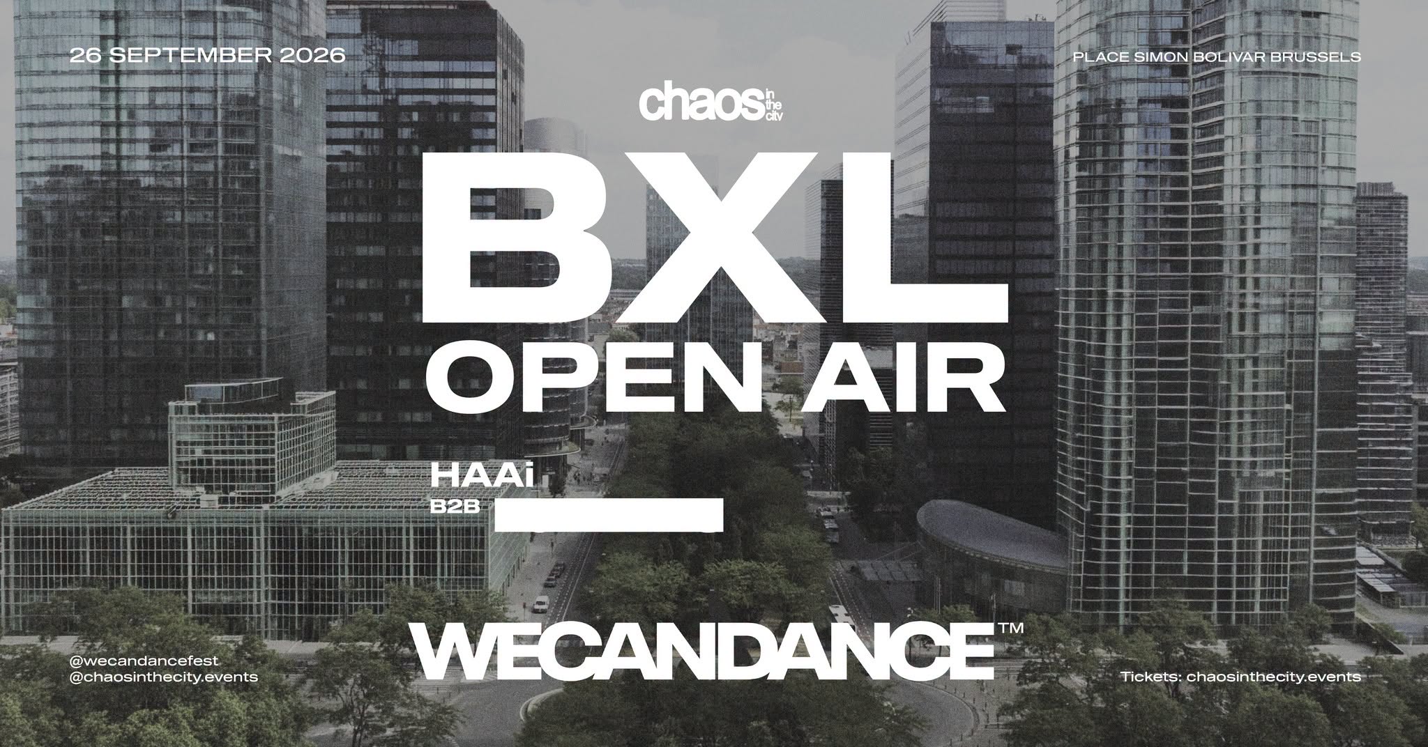 WECANDANCE x Chaos in the City present HAAi B2B ? @ Brussels North