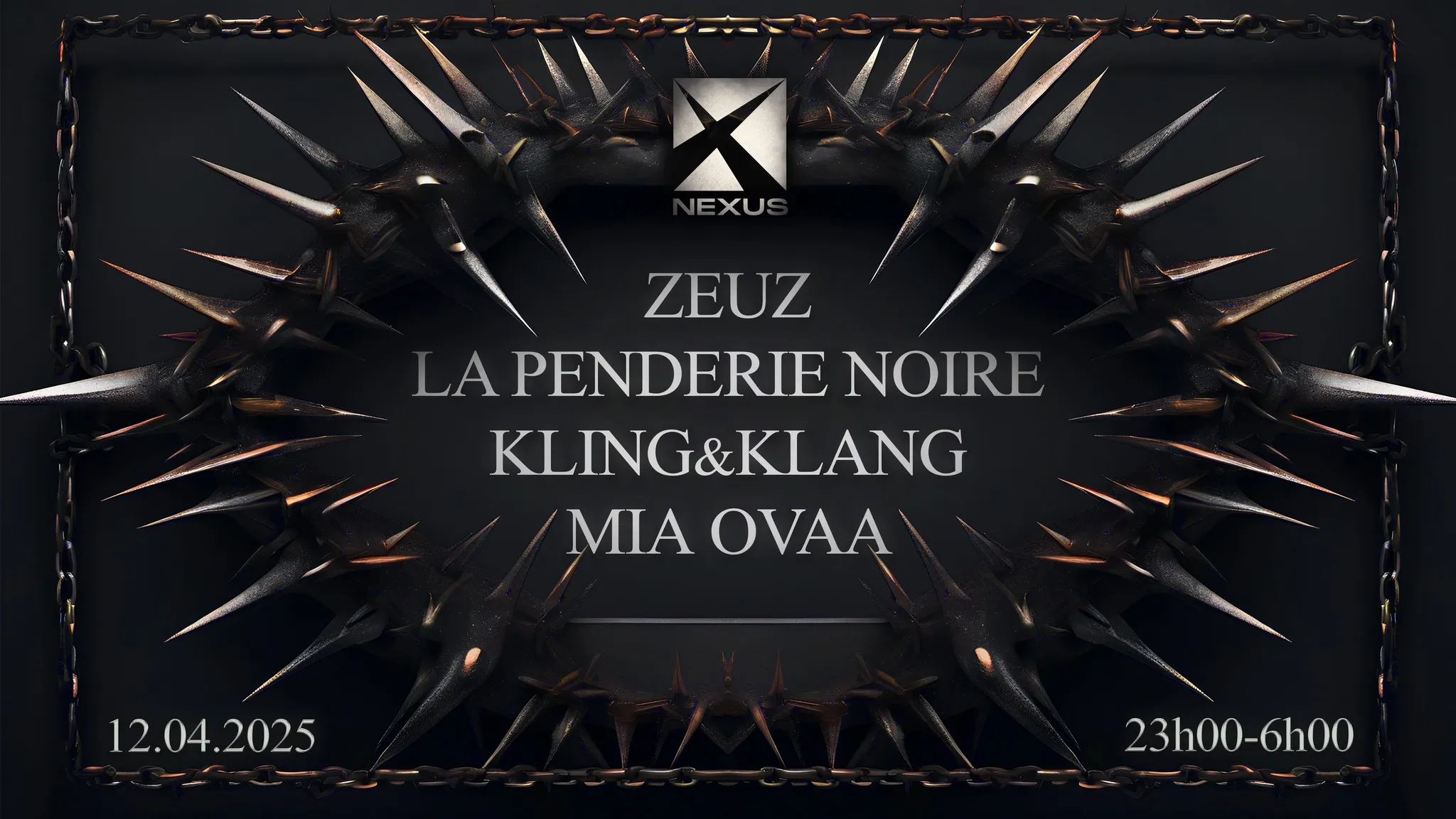 Nexus : Zeuz | La Penderie Noire | Kling&Klang & Mia Ovaa