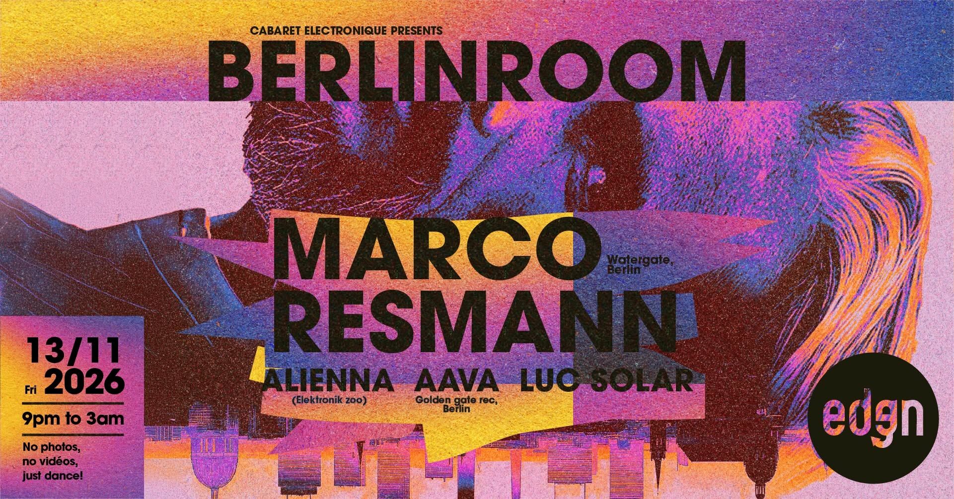 BERLIN ROOM with MARCO RESMANN 🇩🇪, ALIENNA, AAvA, LUC SOLAR