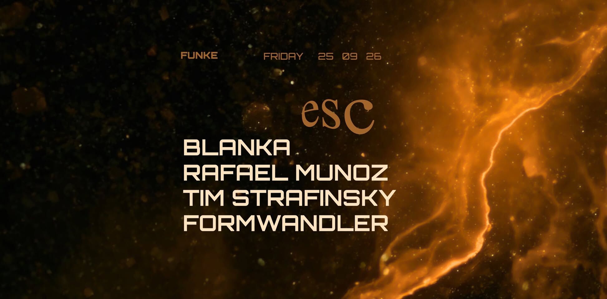 FUNKE_Esc. w/ Blanka, Rafael Munos, Tim Strafinsky, Formwandler