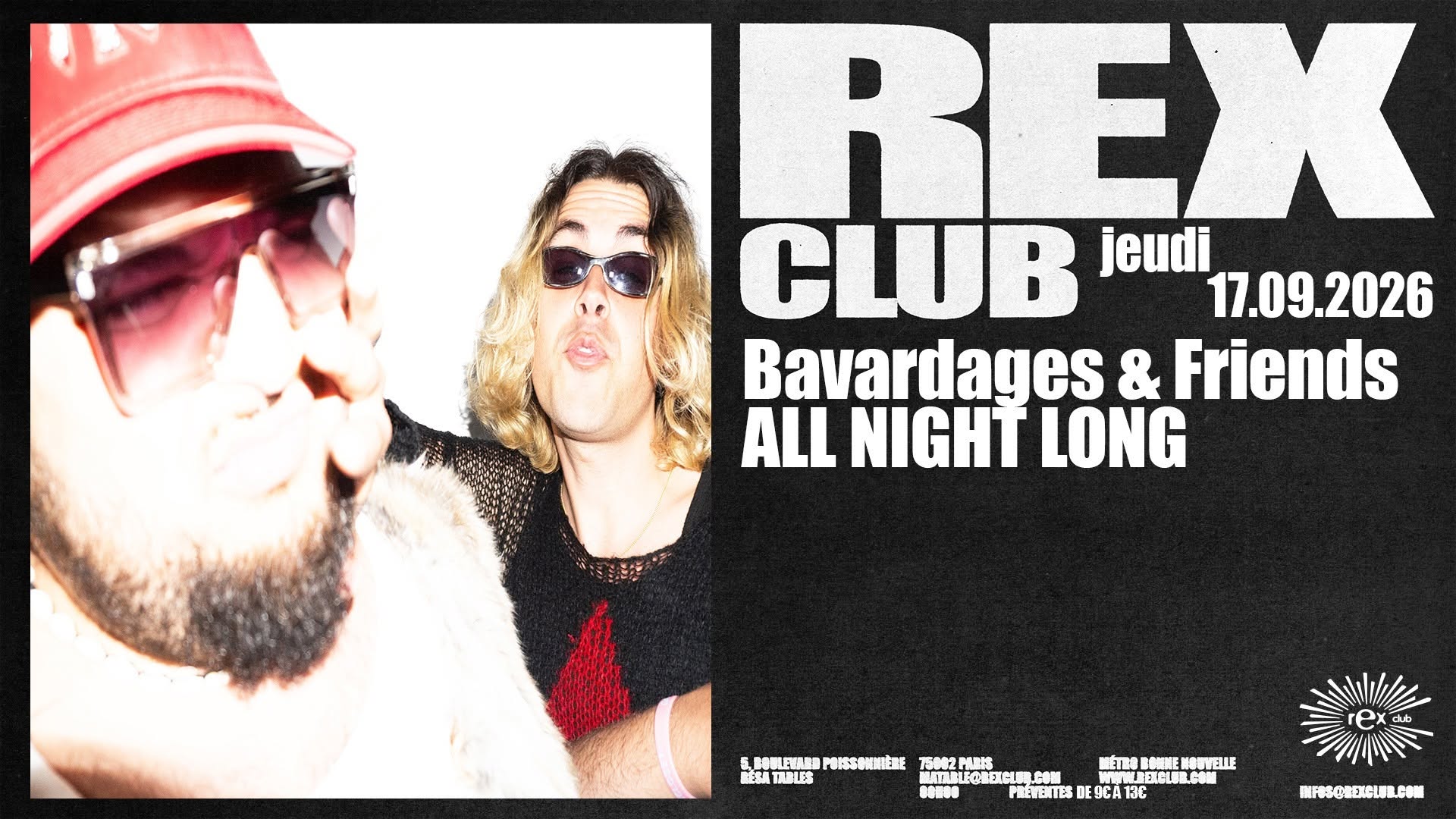Bavardages & friends all night long