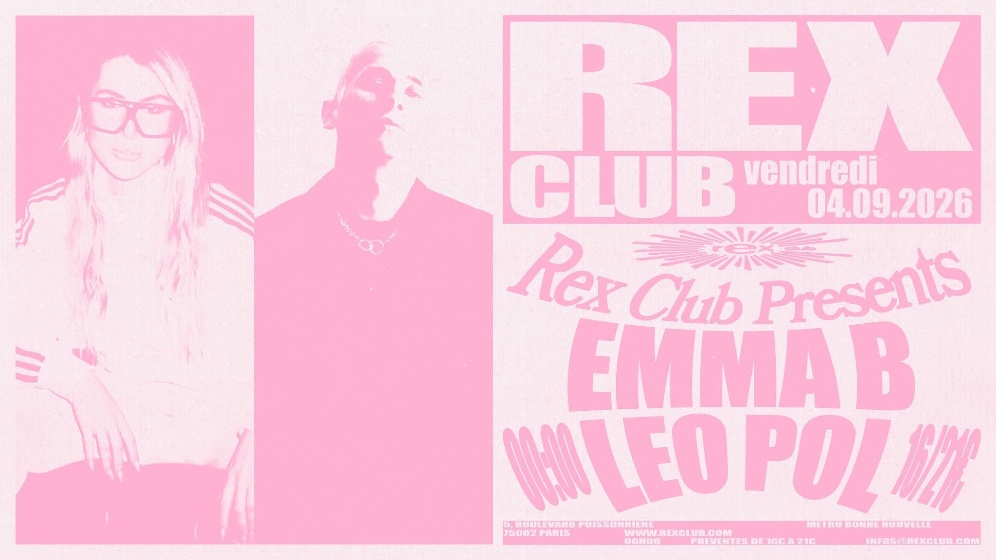 Rex Club Presents: Emma B, Leo Pol