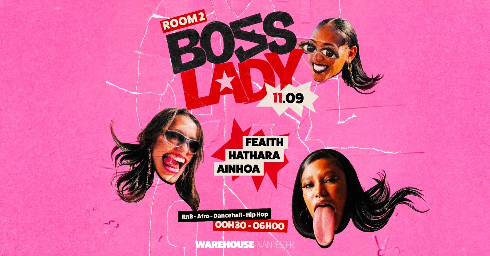 BOSS LADY w/ Hathara, Ainhoa & Feaith @ROOM 2