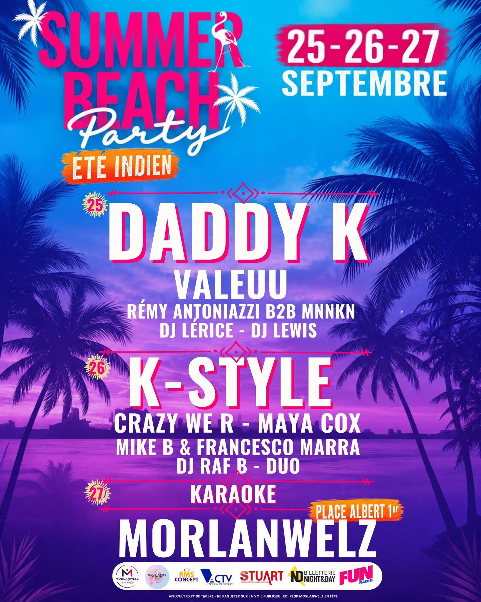 Summer Beach Party - Été Indien ( Daddy K / K-Style )