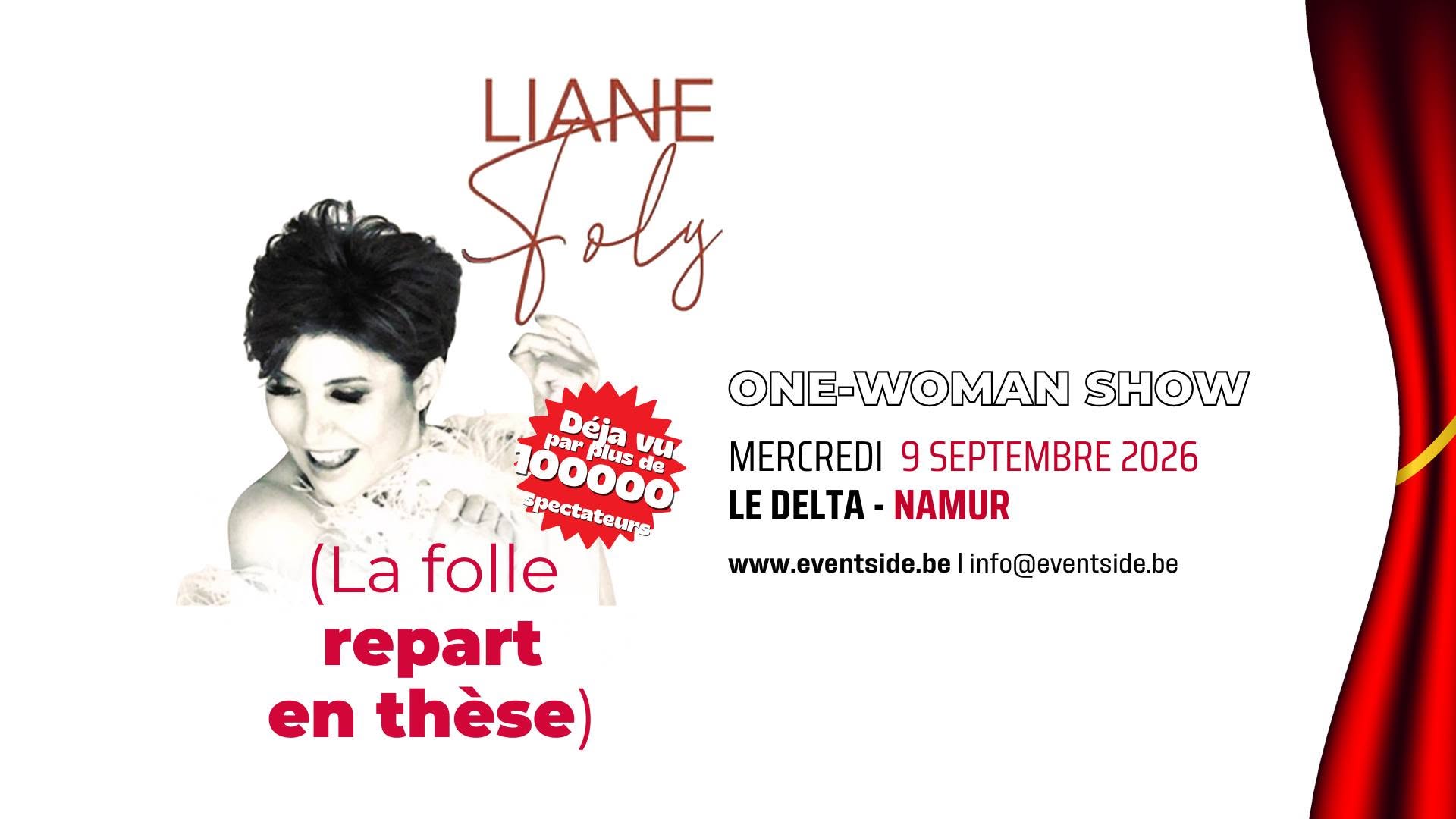 Liane Foly · La folle repart en thèse · Delta Namur