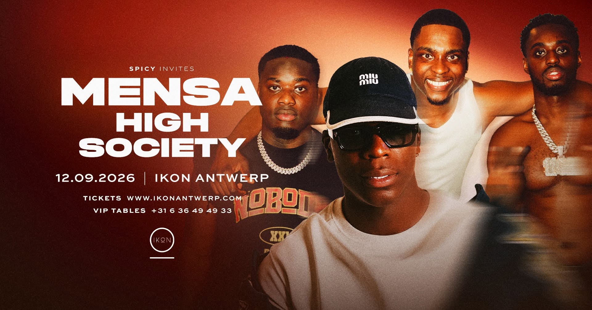 MENSA x HIGH SOCIETY at IKON Antwerp 🔥