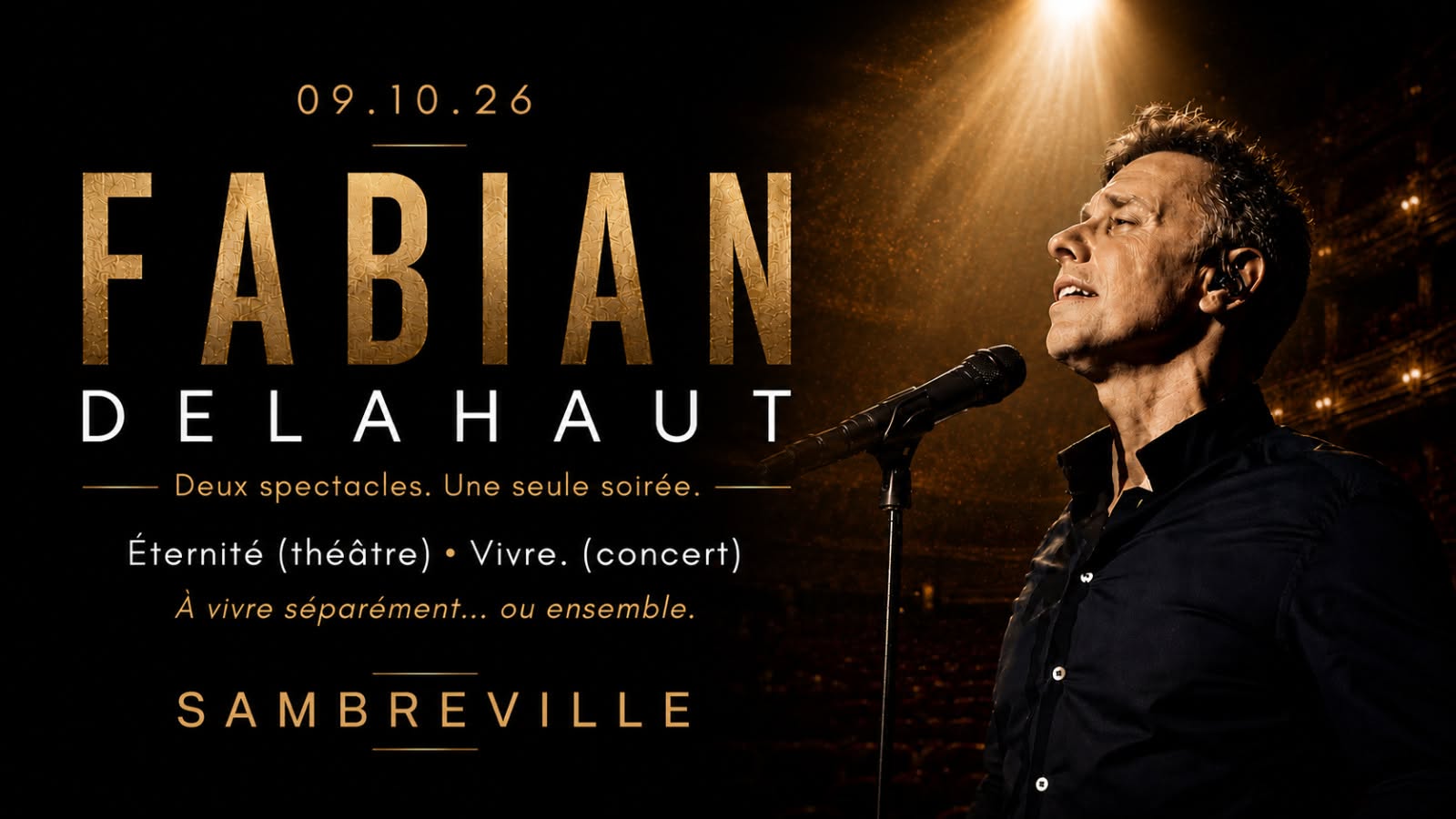 Éternité. Vivre. Fabian Delahaut · Théâtre de Sambreville