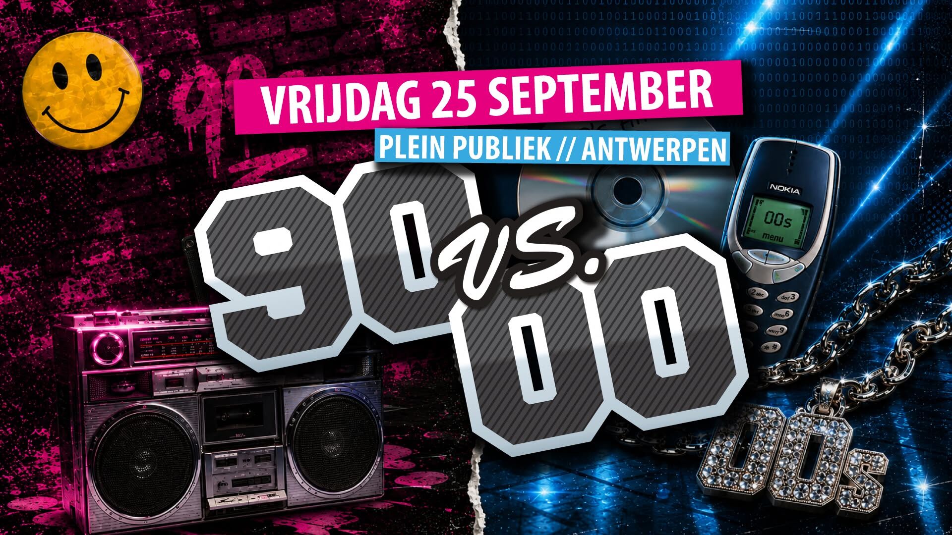90s VS 00s | Plein Publiek Antwerpen
