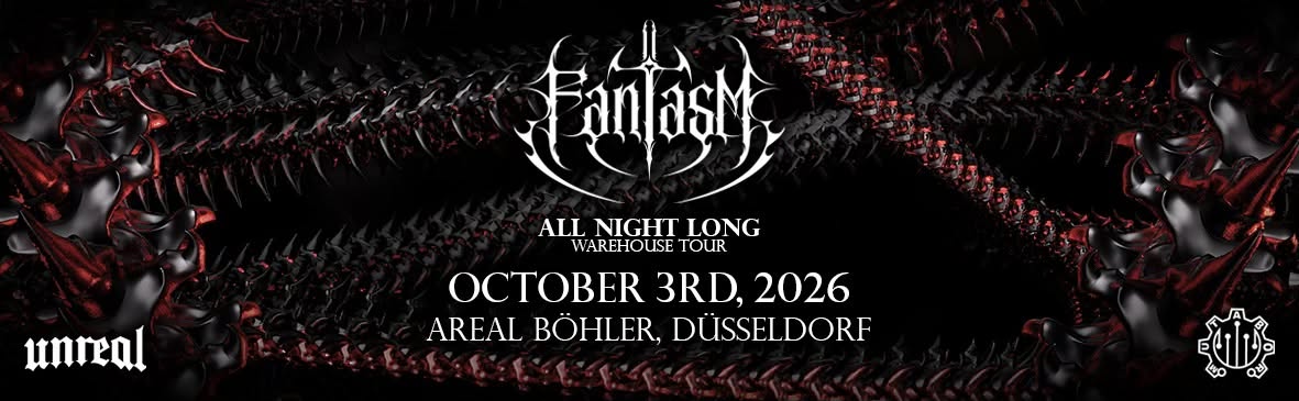 (Sold out) DÜSSELDORF: Fantasm All Night Long Warehouse Tour