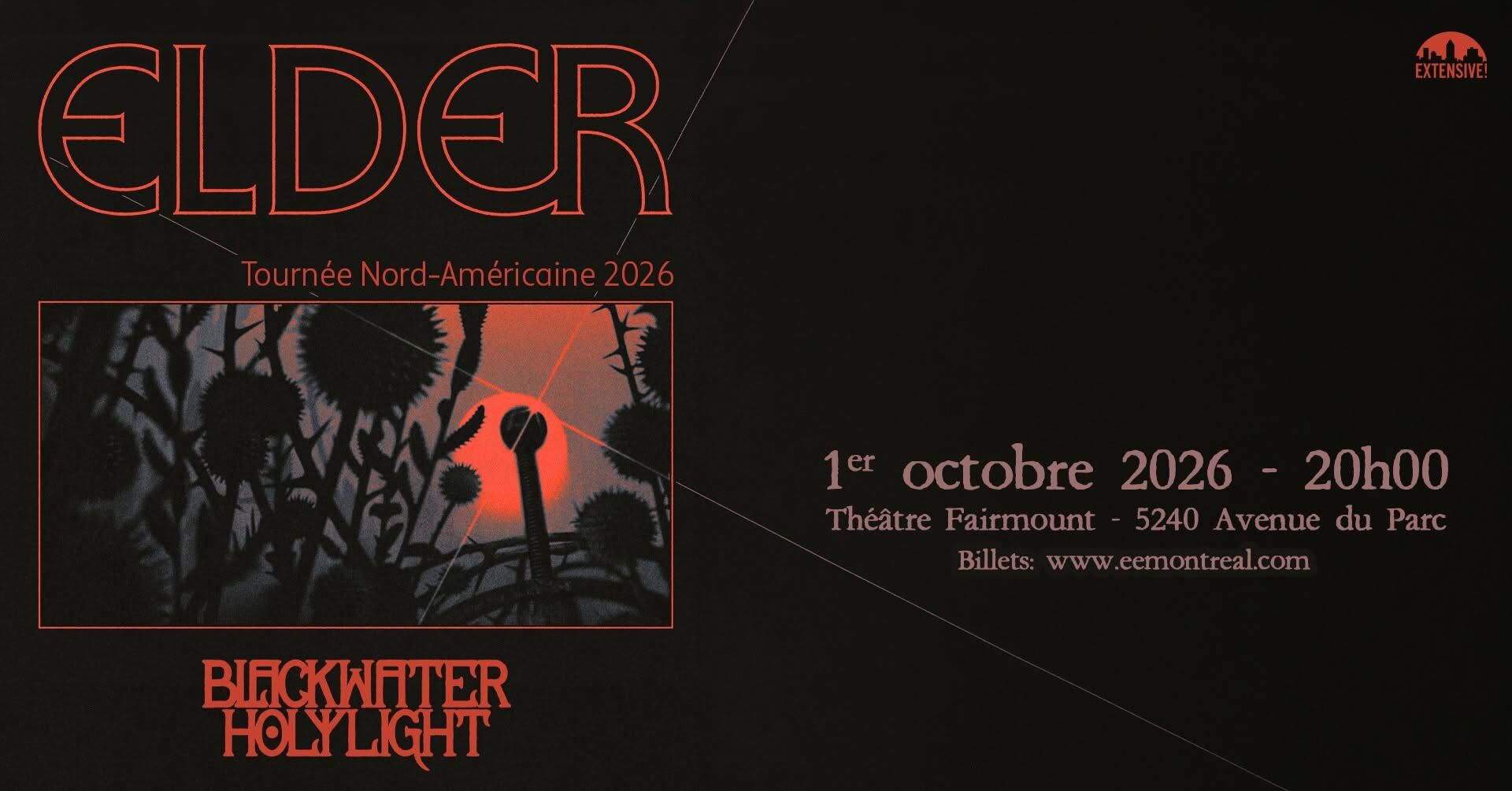 Elder + Blackwater Holylight | Montréal
