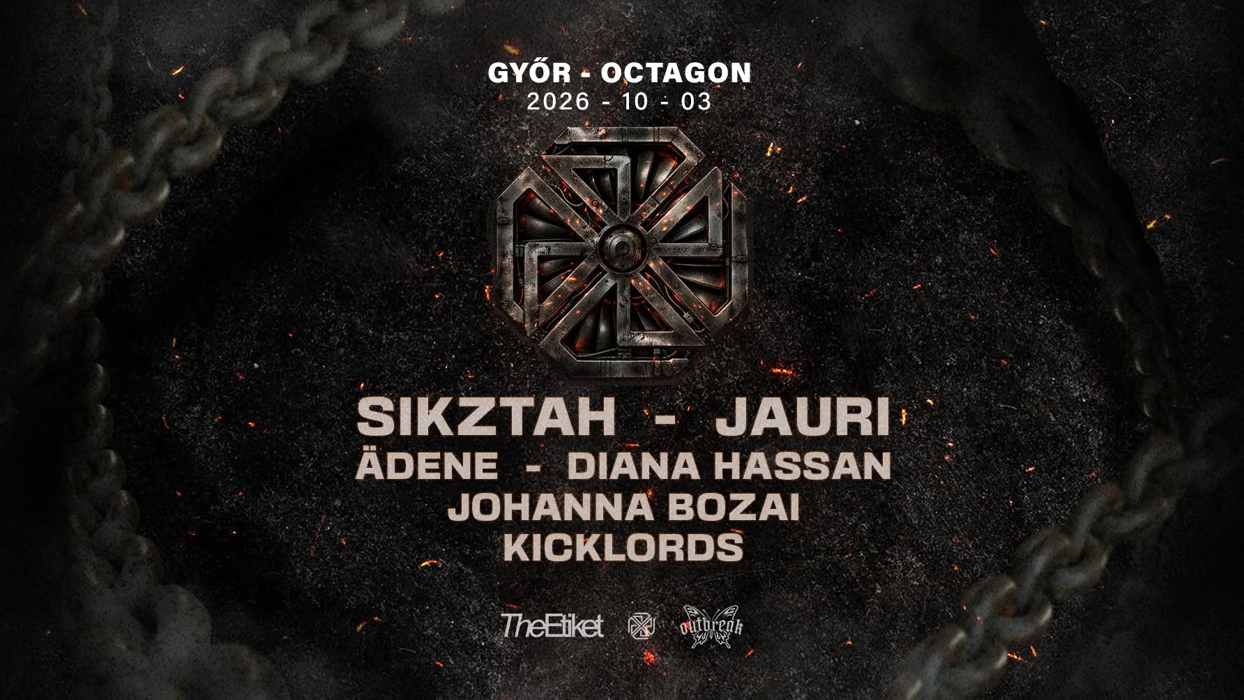 THE ETIKET x OUTBREAK I 10.03. I Octagon I Győr