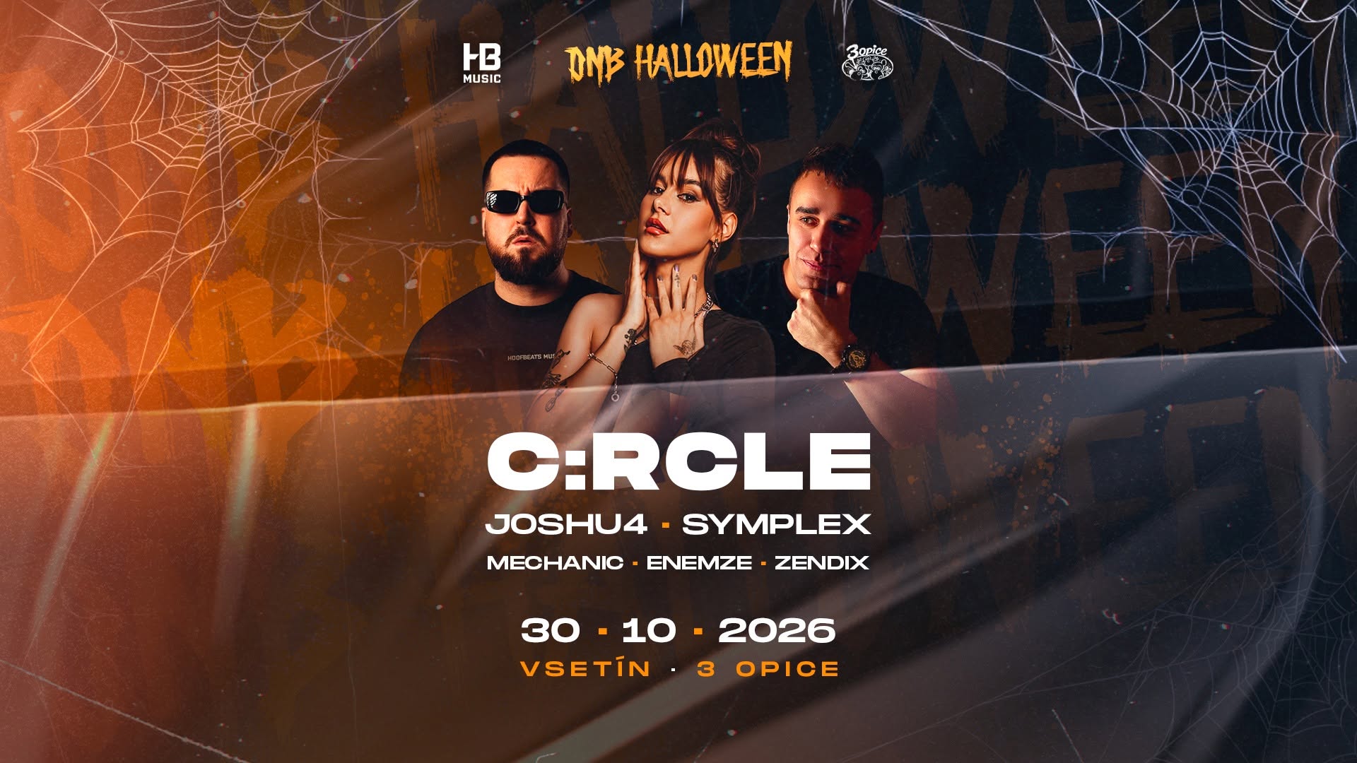 DNB HALLOWEEN 🎃 | 3 OPICE VSETÍN