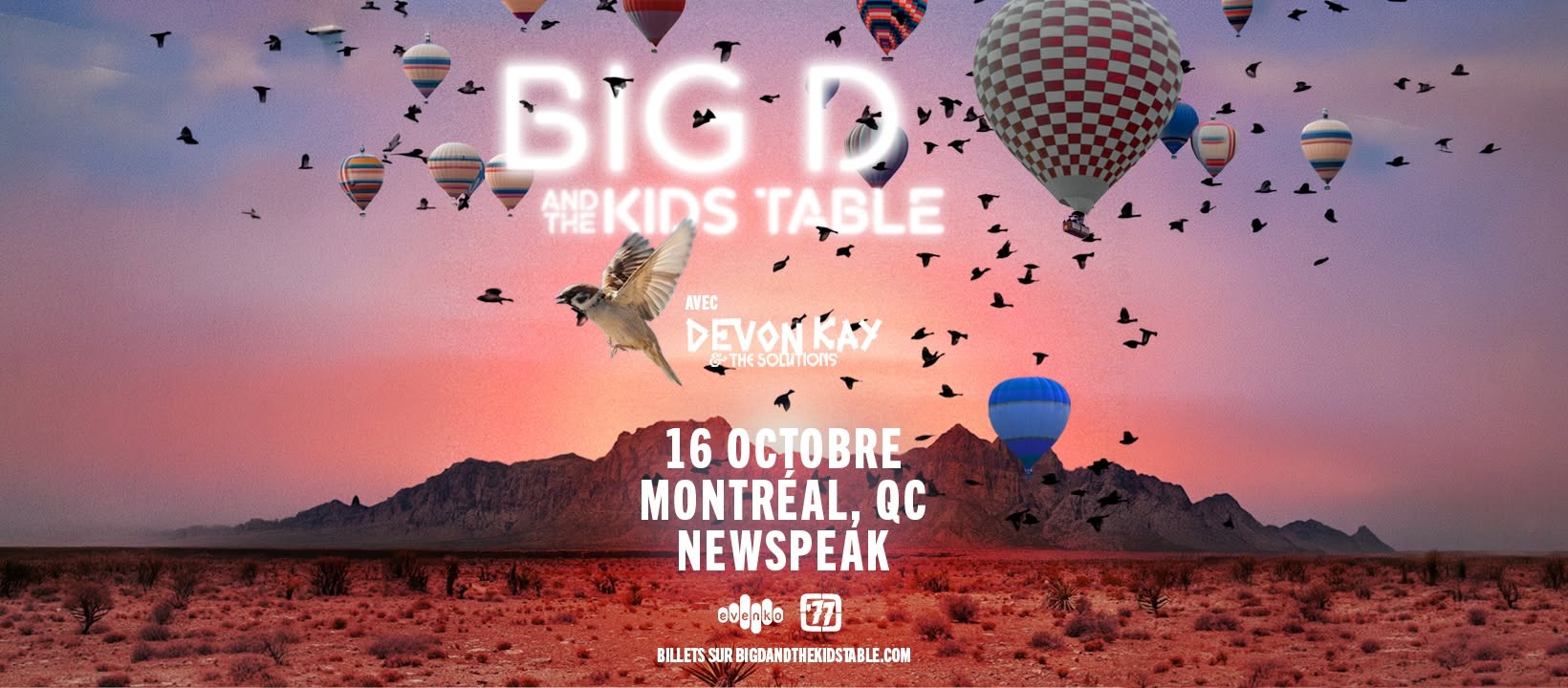 Big D and The Kids Table + Devon Kay & The Solutions | Newspeak | Montréal