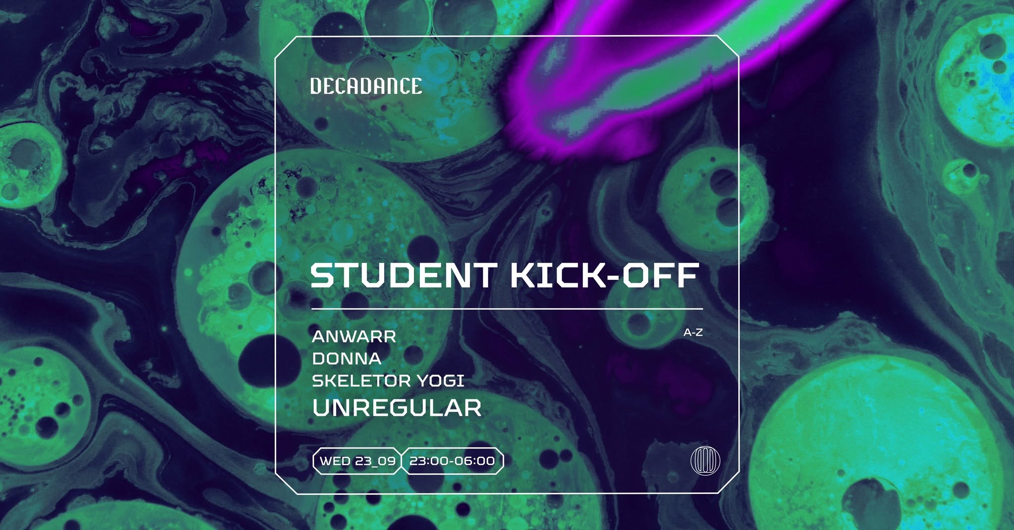 Decadance presents: Student Kick-Off afterhours
