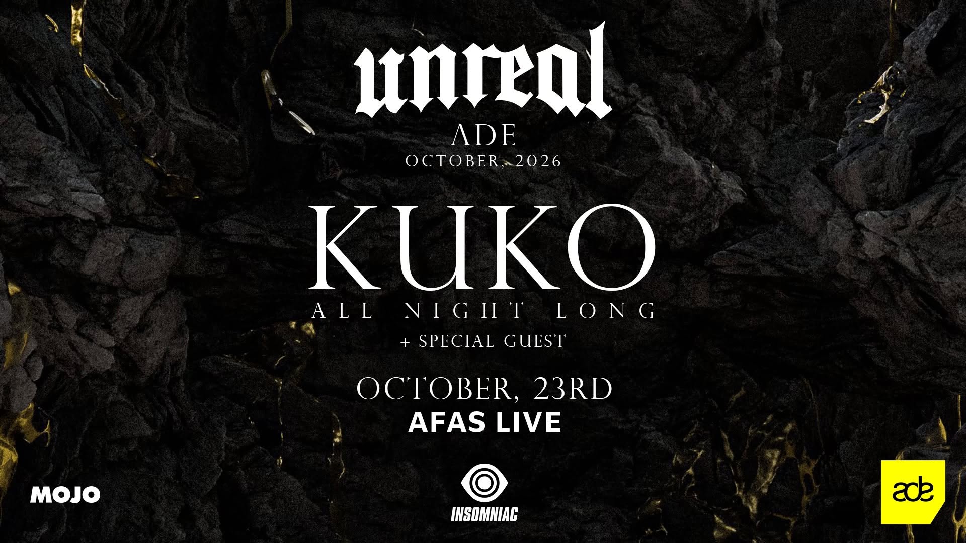 UNREAL x ADE 2026: KUKO ALL NIGHT LONG