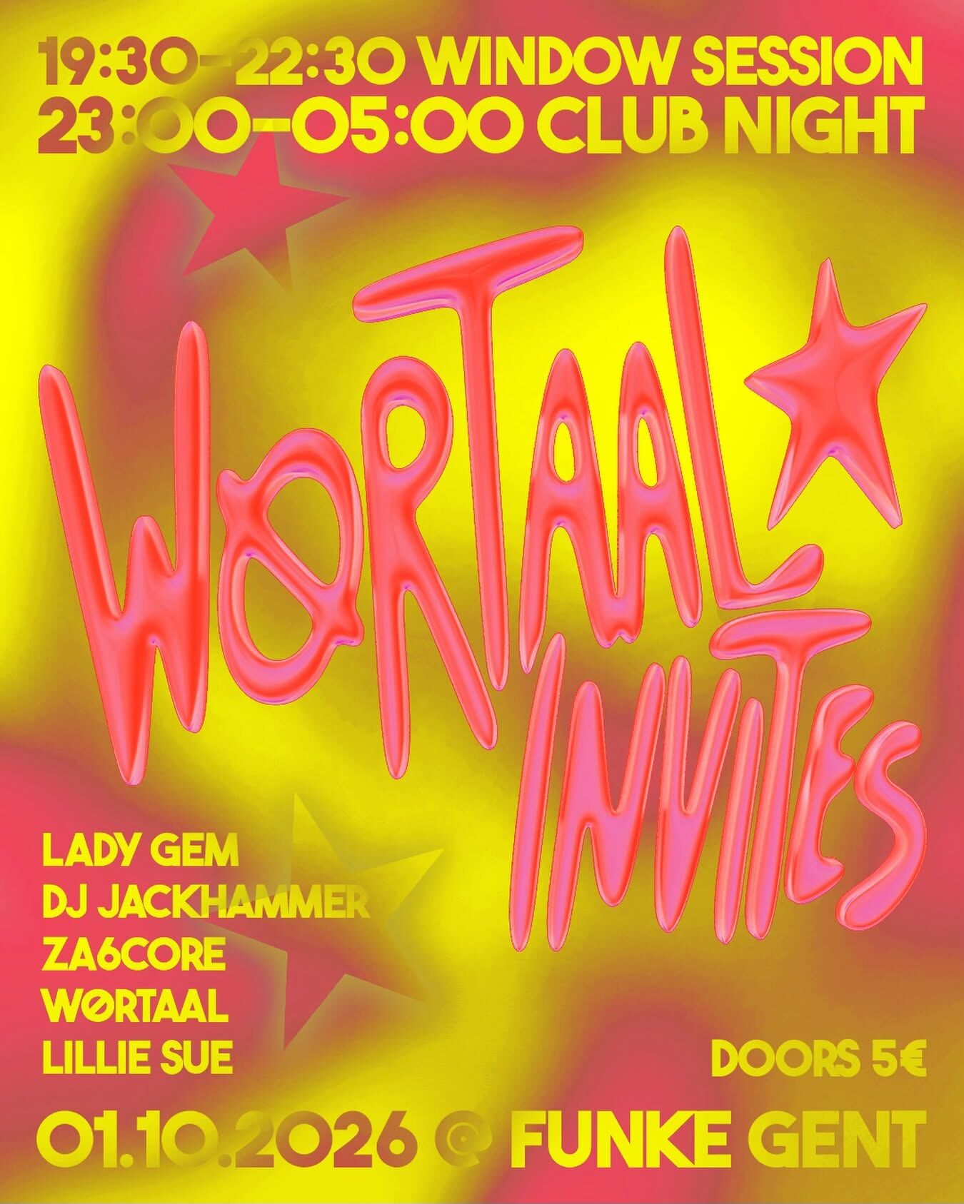 FUNKE_Wørtaal invites w/ Lady Gem, Za6core, Lillie Sue