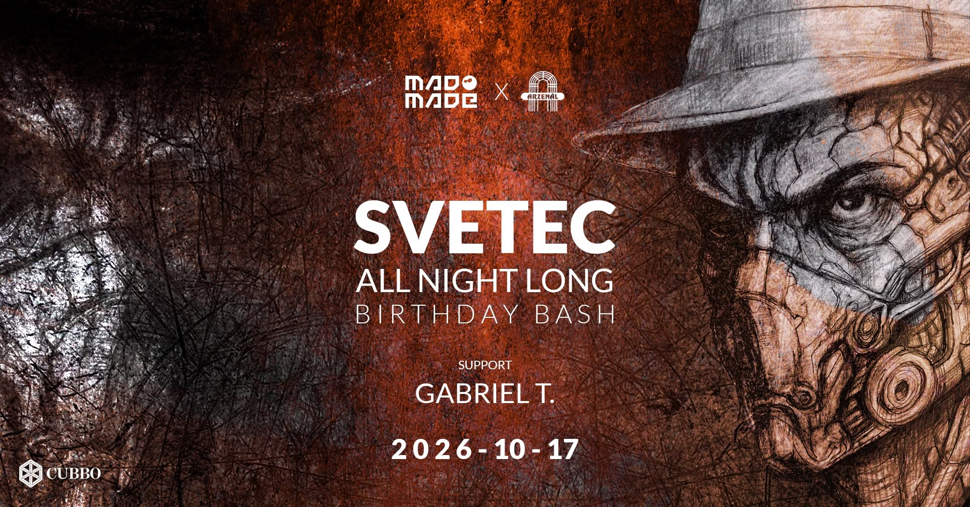SveTec all night long BDAY Bash // Arzenál // 2026.10.17.