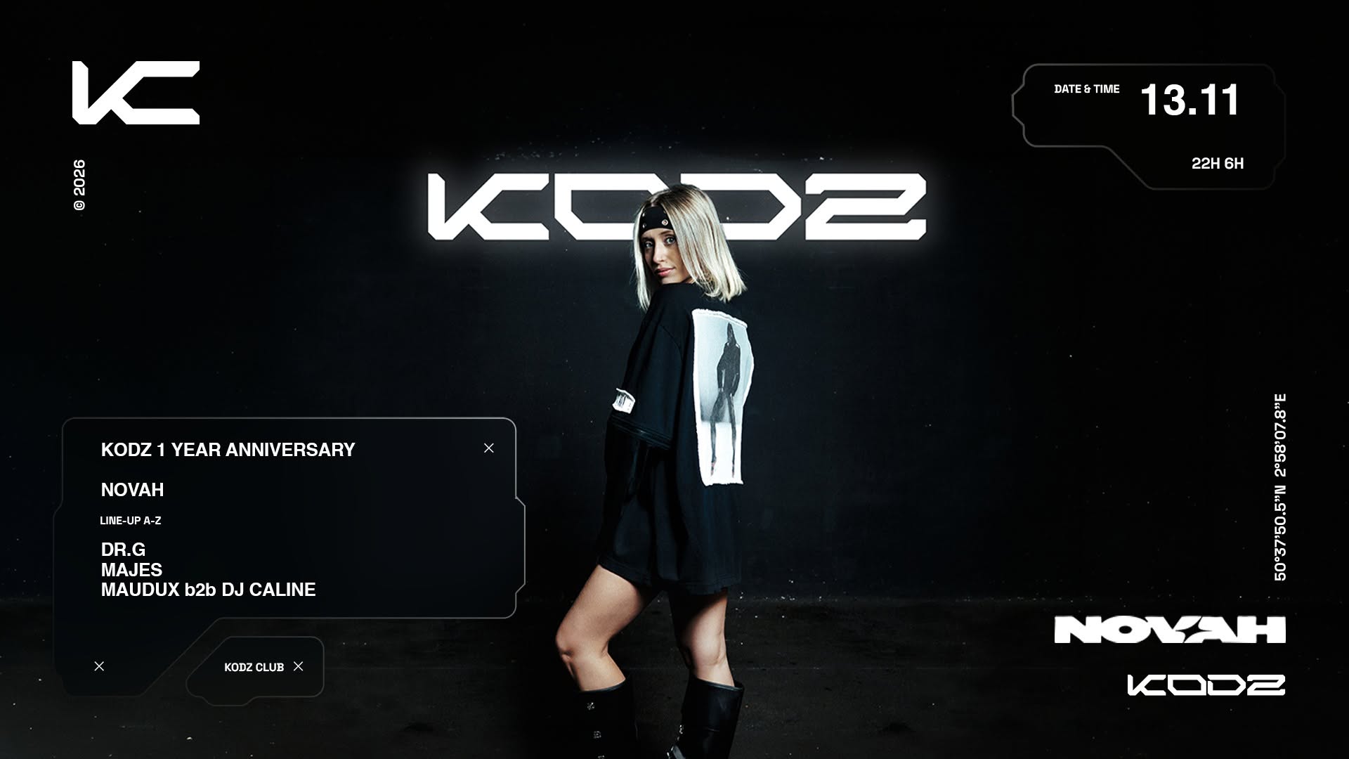 KODZ FIRST ANNIVERSARY XXL : NOVAH, MAJES, MAUDUX & MORE