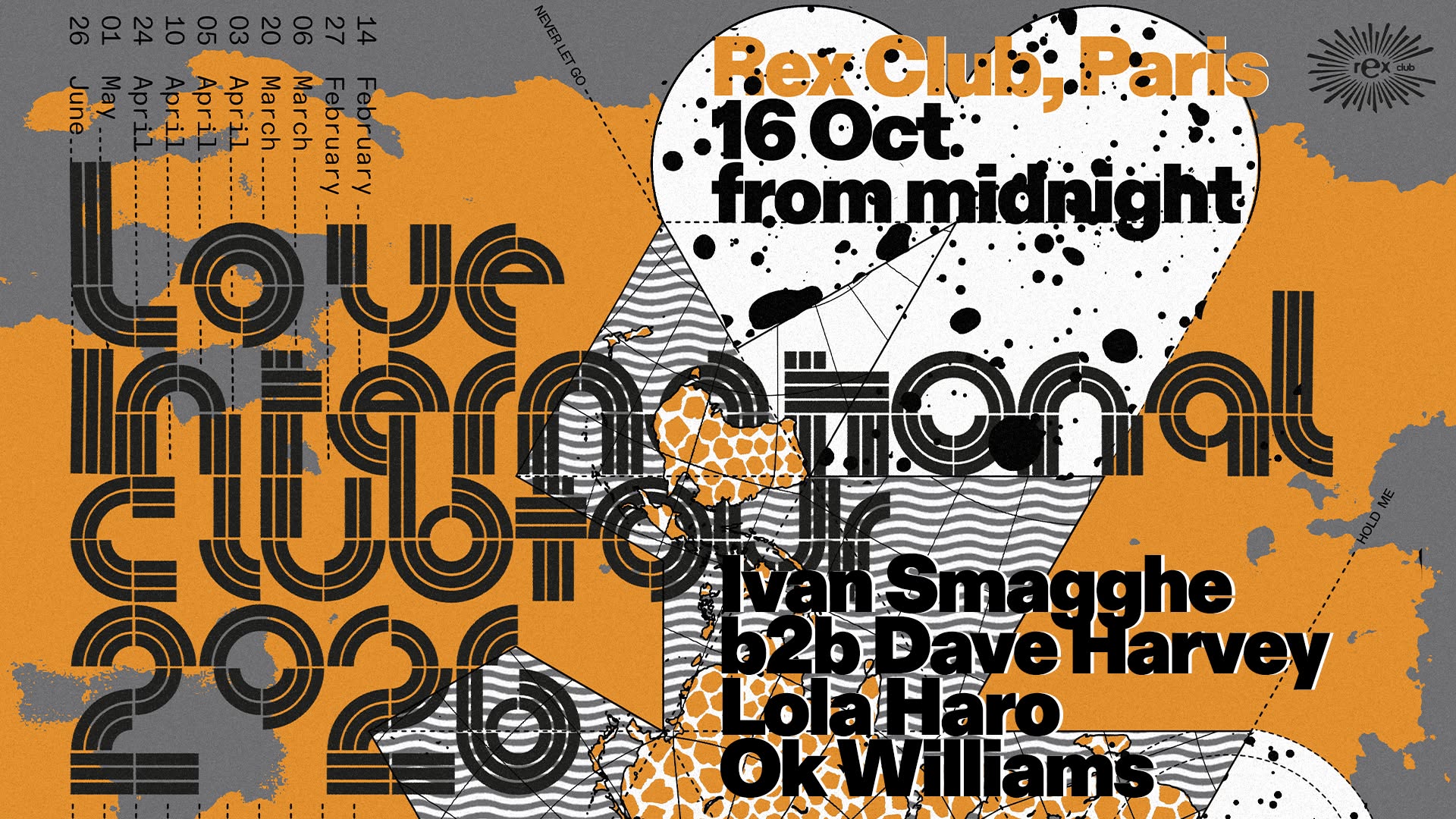 Love International: Ivan Smagghe b2b Dave Harvey, Lola Haro, OK Williams