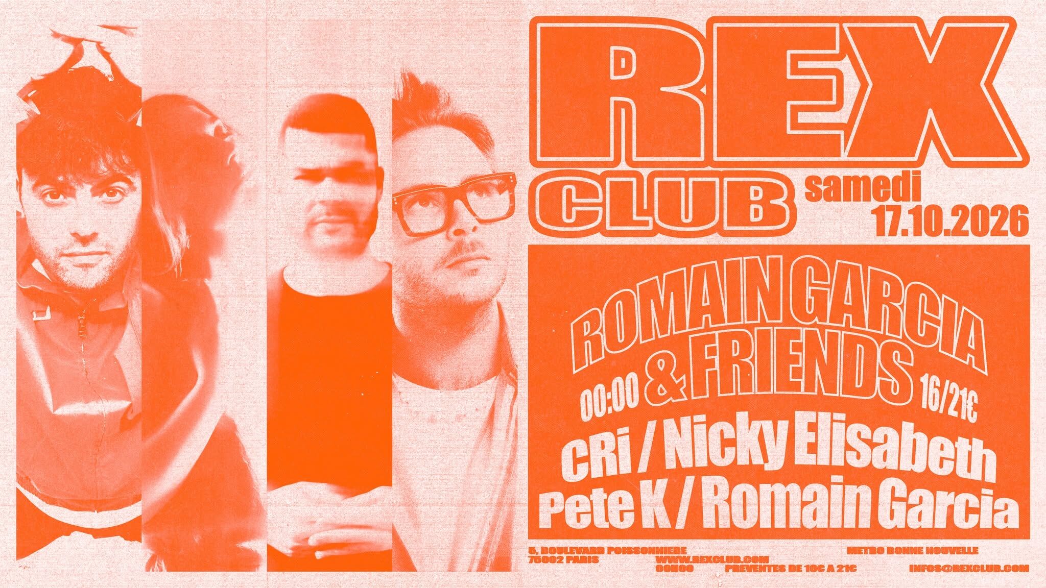 Romain Garcia & Friends: CRi, Nicky Elisabeth, Pete K, Romain Garcia