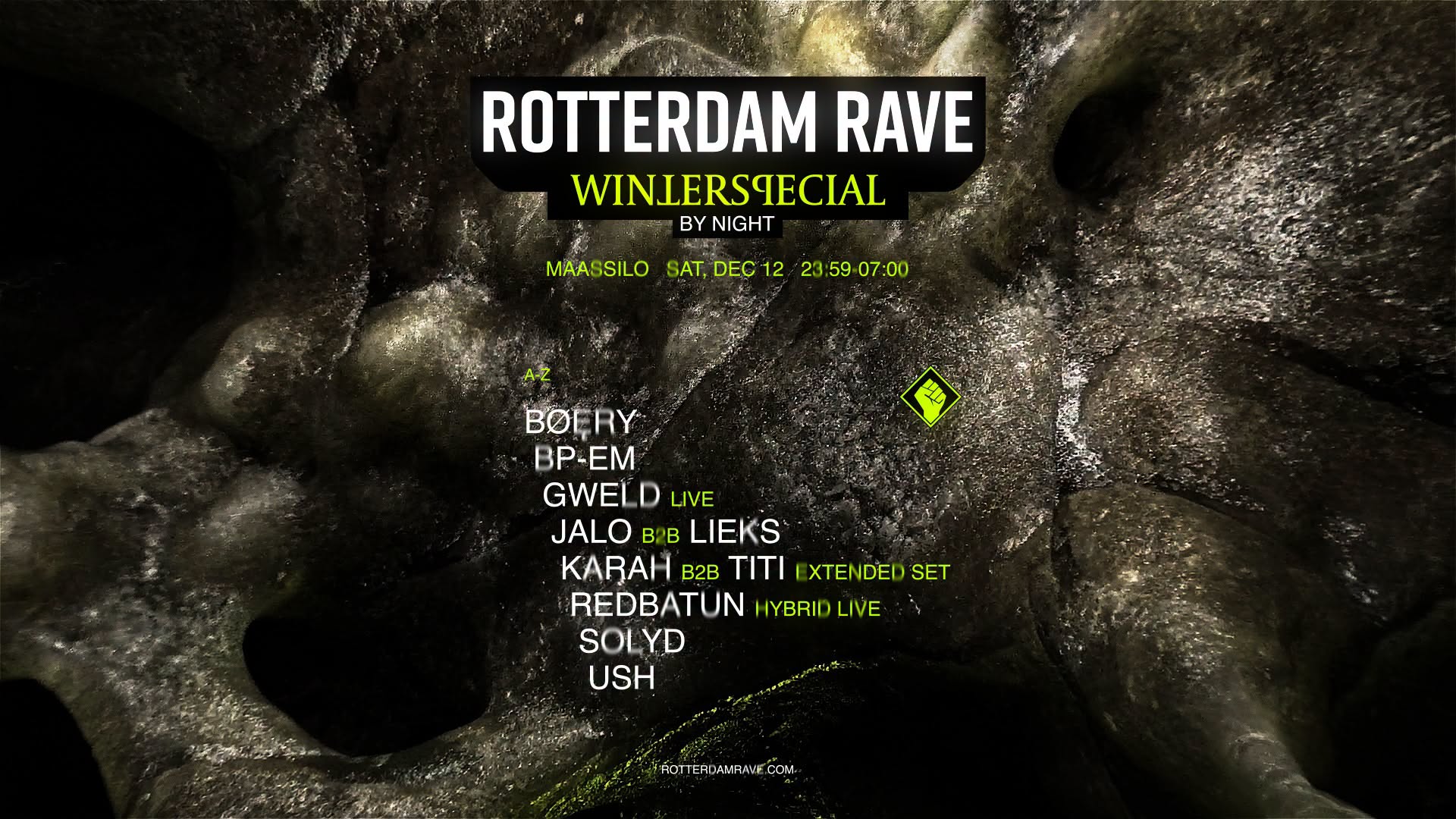 Rotterdam Rave 'Winter Special' 2026 - By Night