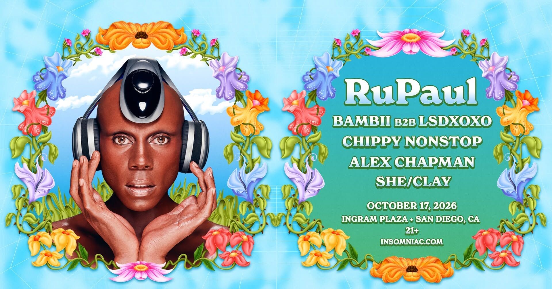 Insomniac Presents: RuPaul at Ingram Plaza (21+)