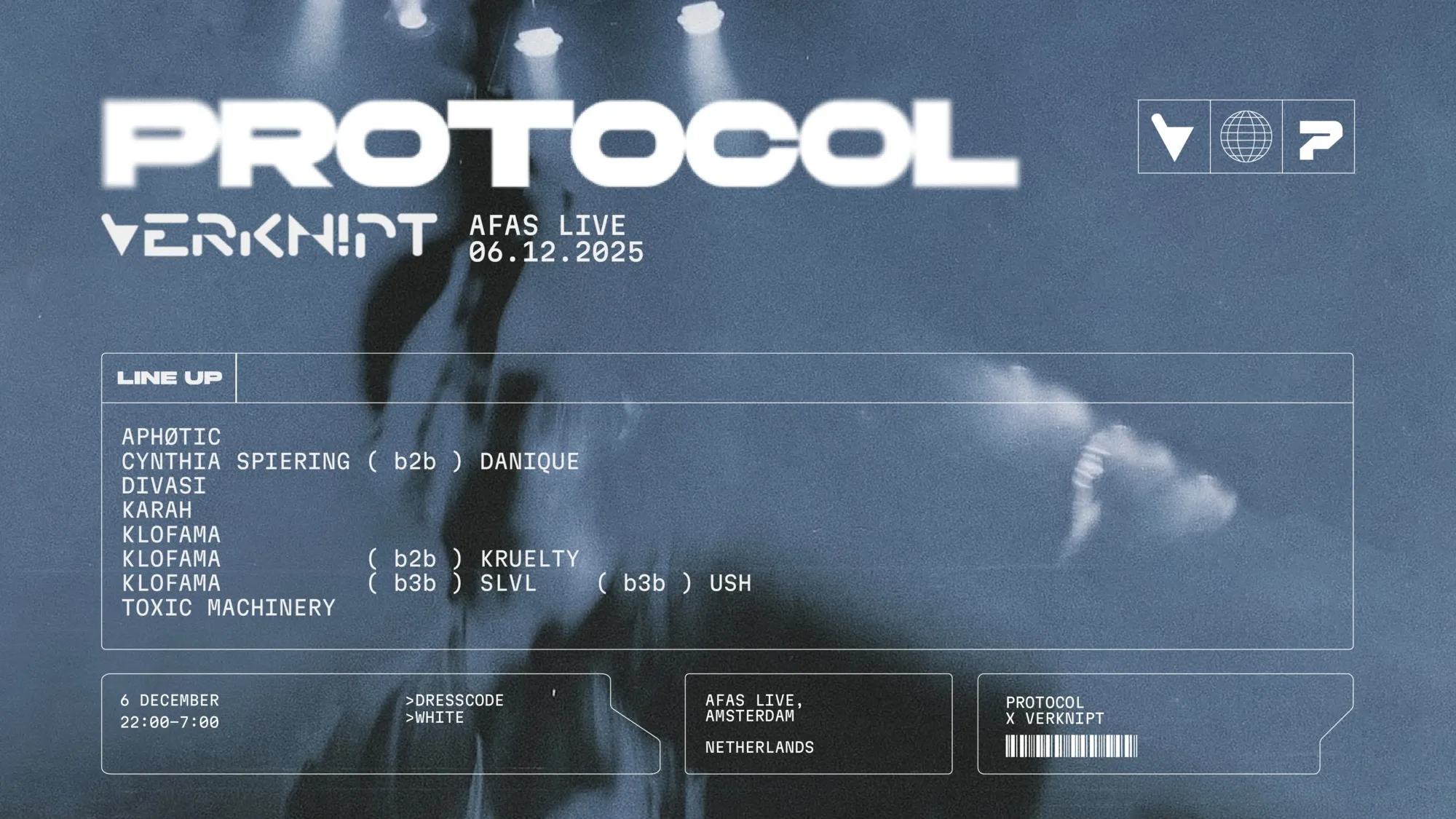 PROTOCOL x VERKNIPT - 6 December
