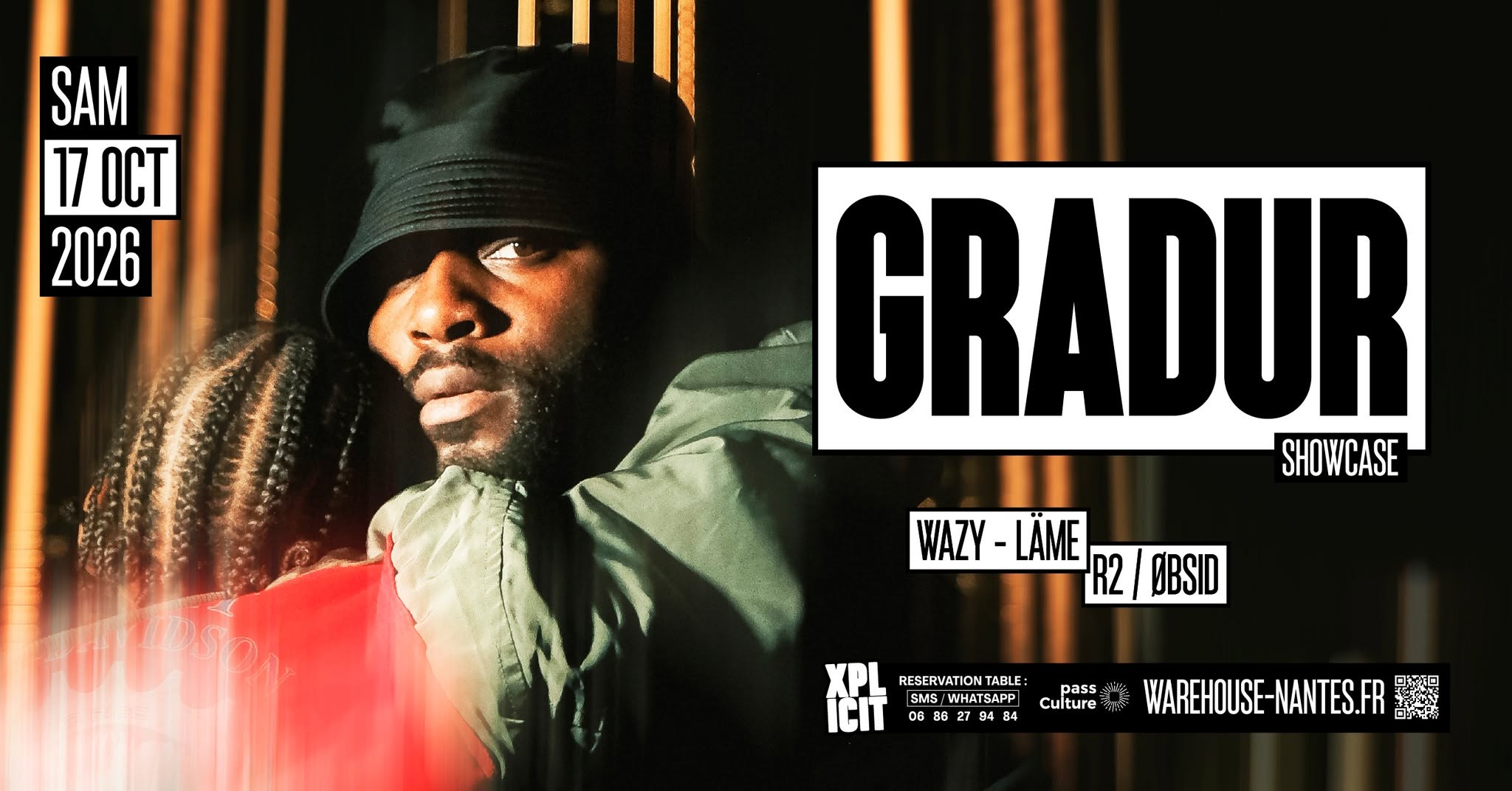 XPLICIT présente GRADUR en showcase exclusif @Warehouse Nantes - 14,99€