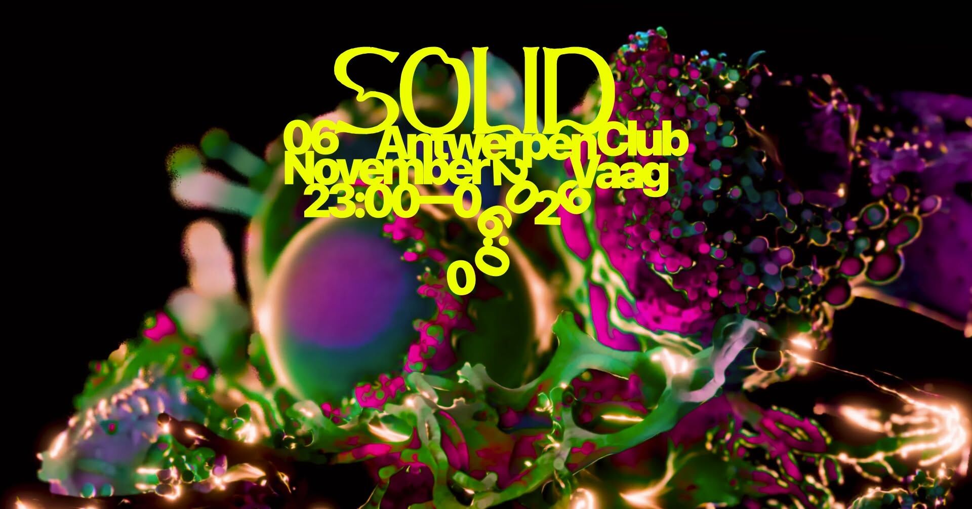 SOLID x CLUB VAAG w/OLIVE ANGUZ, MAUDUX, LENZ, LORRI ROSE b2B MAYDAY, LWSE b2B TONY STASH