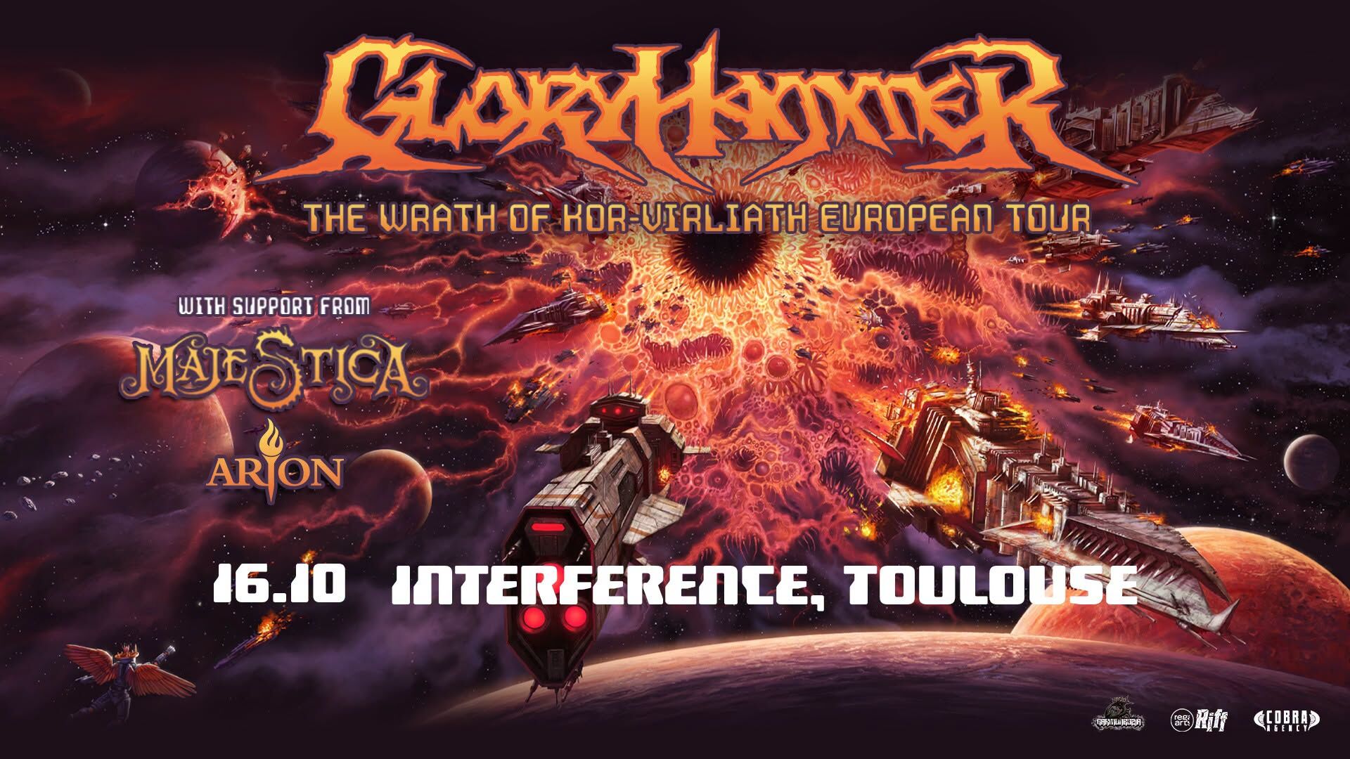Gloryhammer + Majestica + Arion • Interference