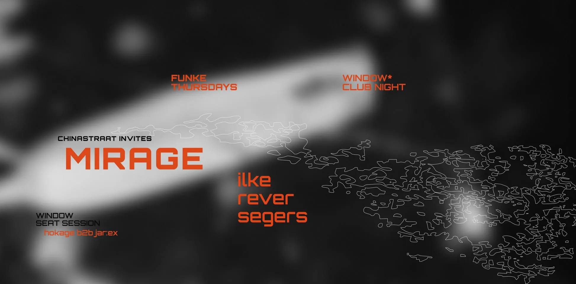 FUNKE_Chinastraat invites Mirage, Ilke, Rever, Segers