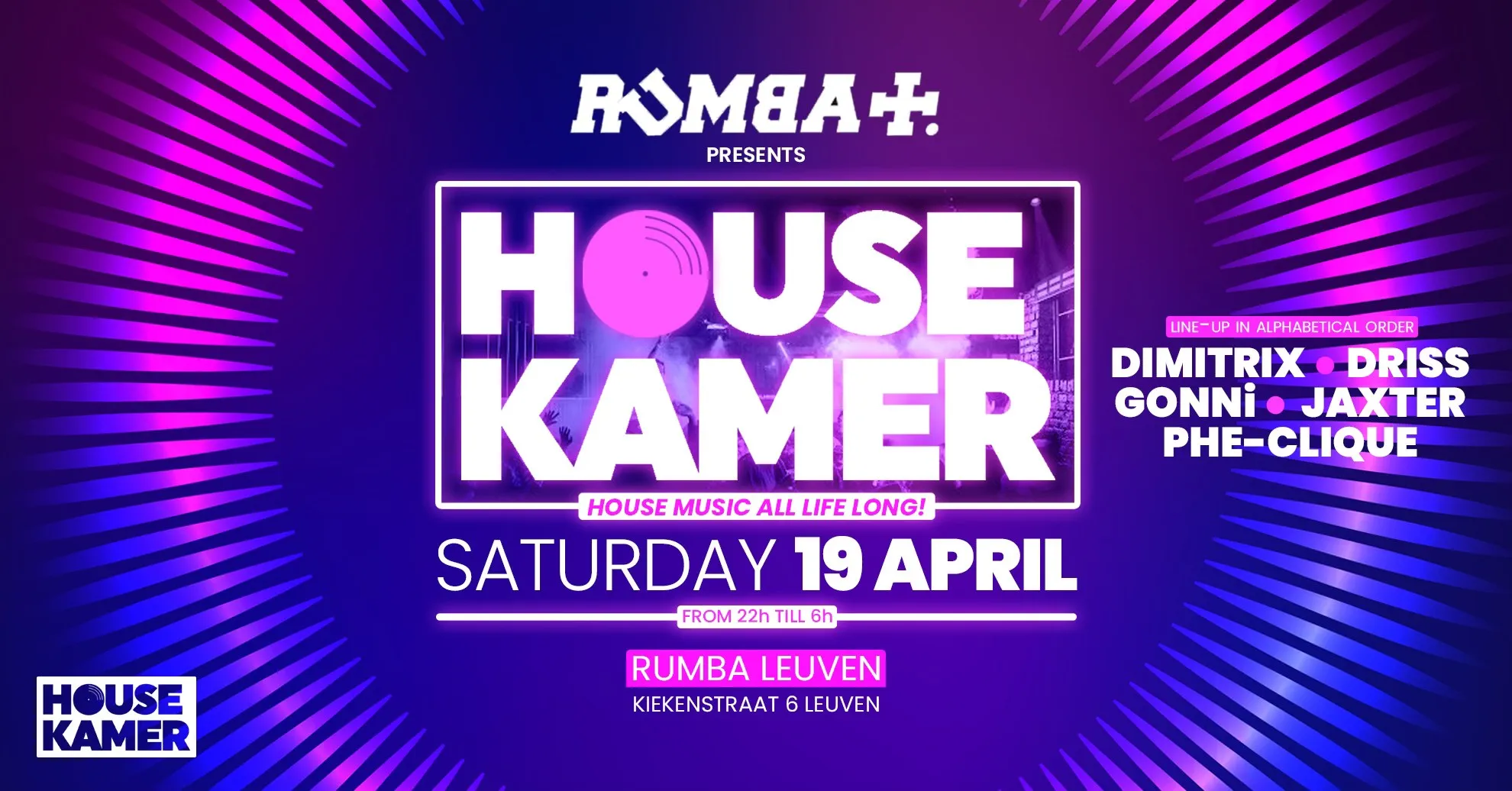 Housekamer @ Rumba Leuven