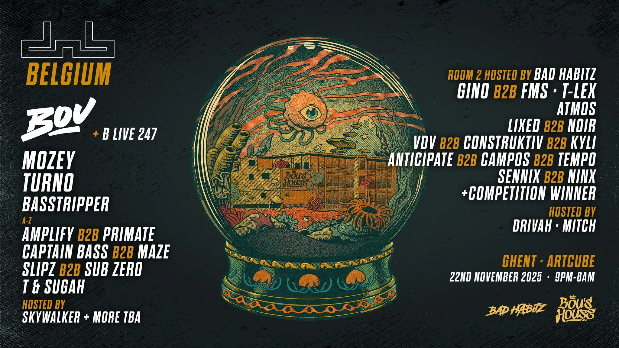Bou's House Belgium x DNB Allstars