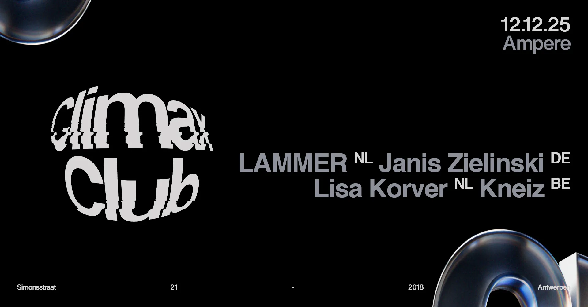Climax Club with LAMMER, Janis Zielinski & Lisa Korver
