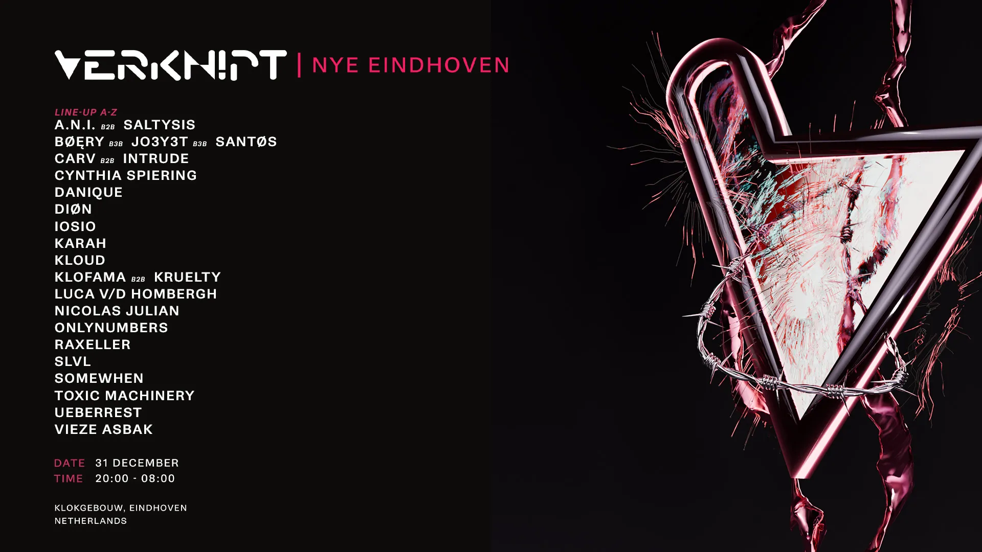 Verknipt NYE Eindhoven - 31 December