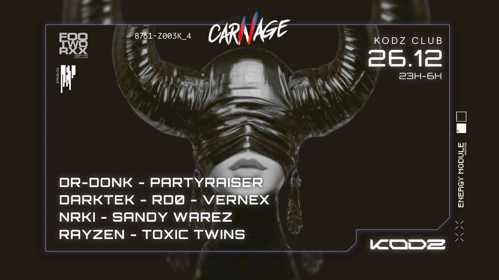 Footworxx X Kodz : Dr Donk, Partyraiser,Rdo, Darktek & More