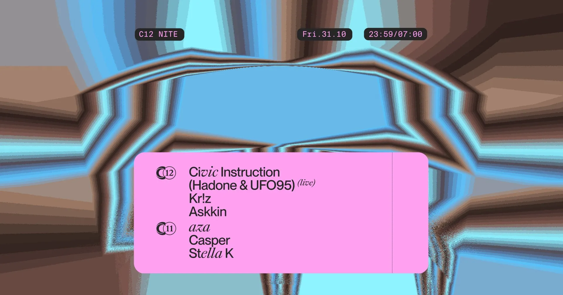 C12 Halloween Nite: Civic Instruction (Hadone & UFO95) 〰️ Kr!z 〰️ Askkin 〰️ aza 〰️ Casper 〰️ Stella K