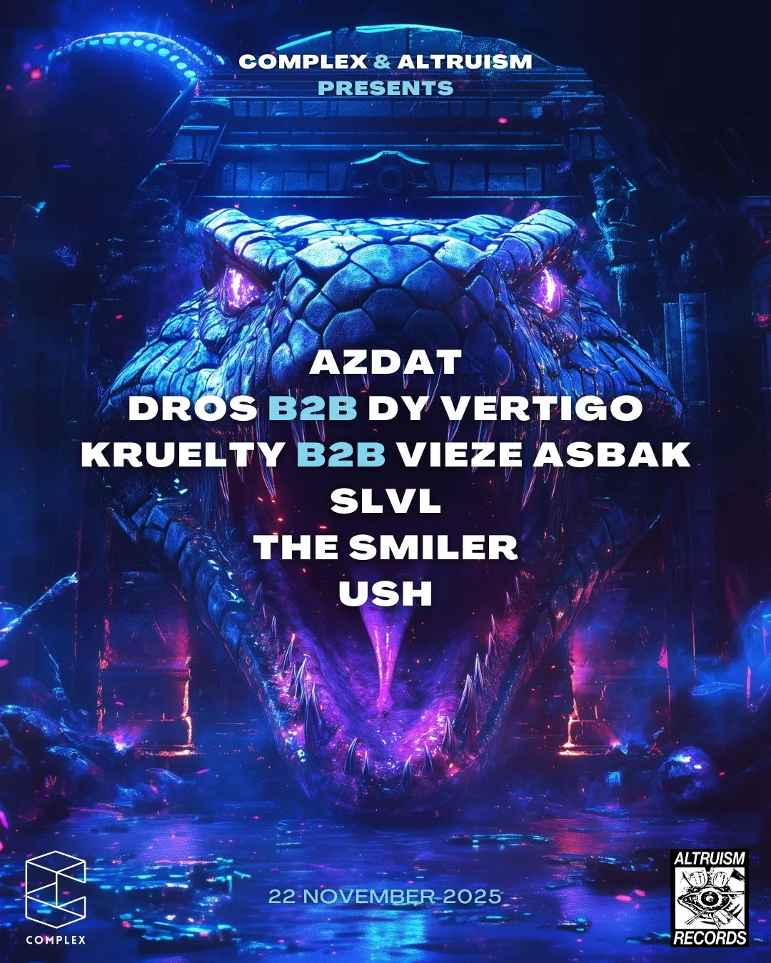 Altruism Label Night with Vieze Asbak b2b Kruelty / SLVL / USH & many more